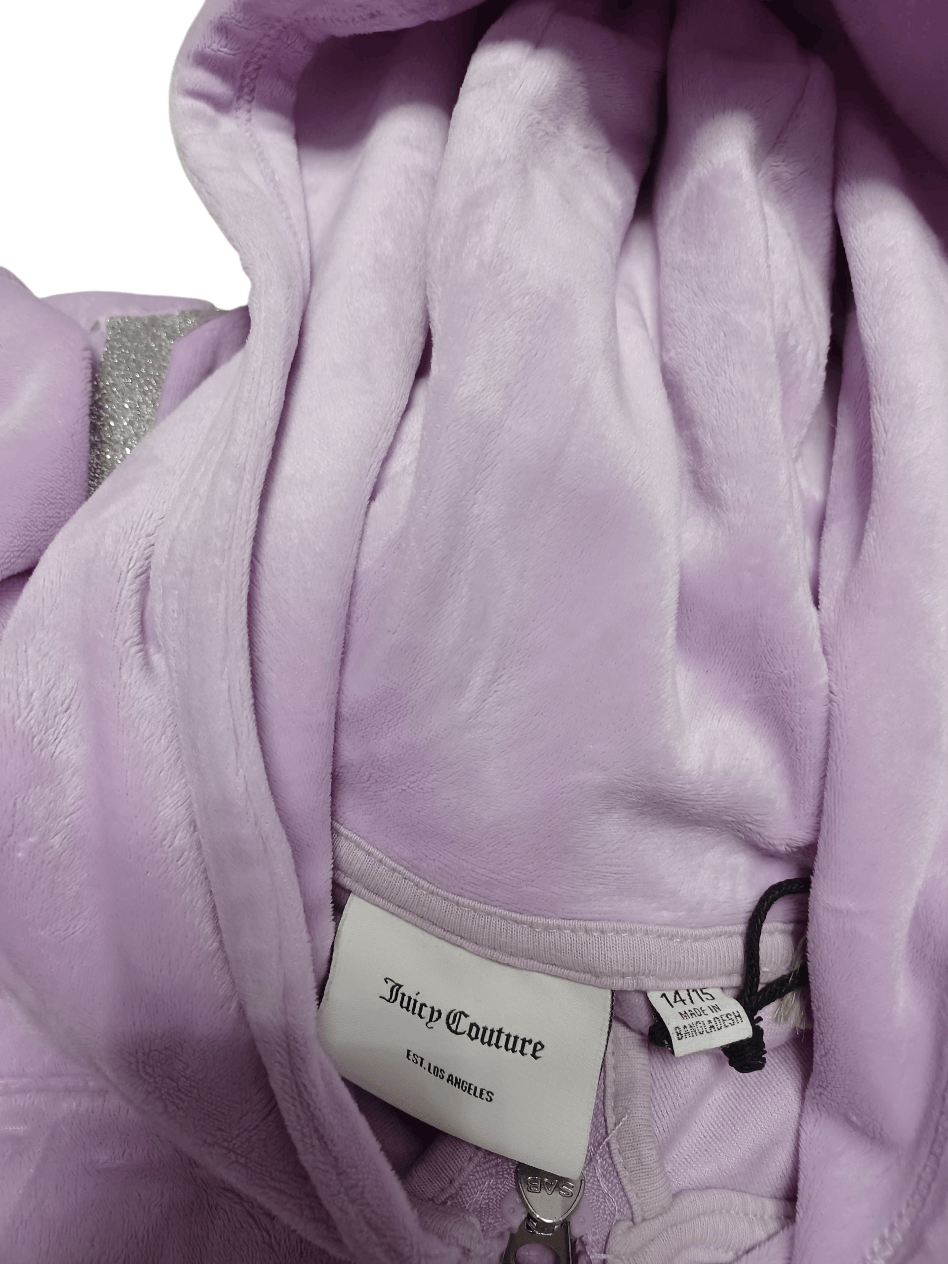 Juicy Couture JUICY COUTURE VELOUR BIGLOGO LADY`S ZIP HOODIE Size M / US 6-8 / IT 42-44 - 6 Thumbnail