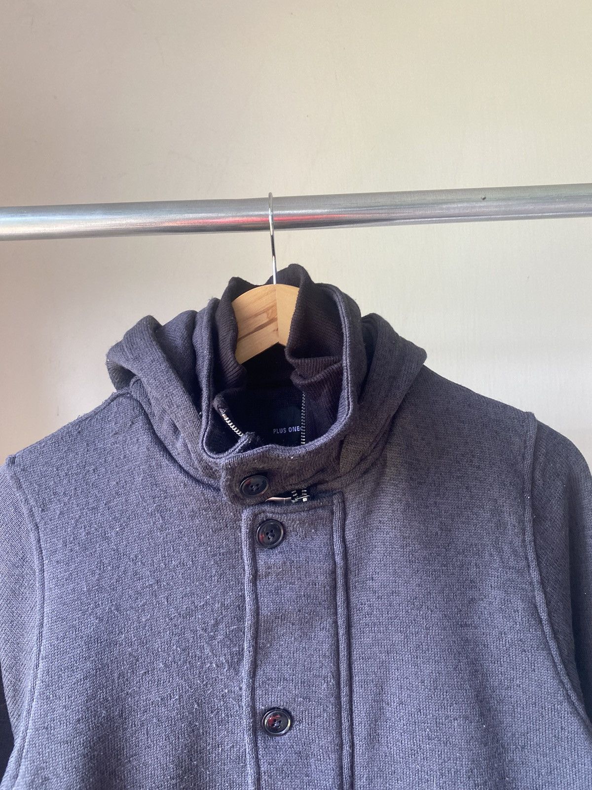 Japanese Brand × Plus One Clothing Sick☠️ Plus One Japan Parka Military Jacket Hoodie Size US M / EU 48-50 / 2 - 3 Thumbnail