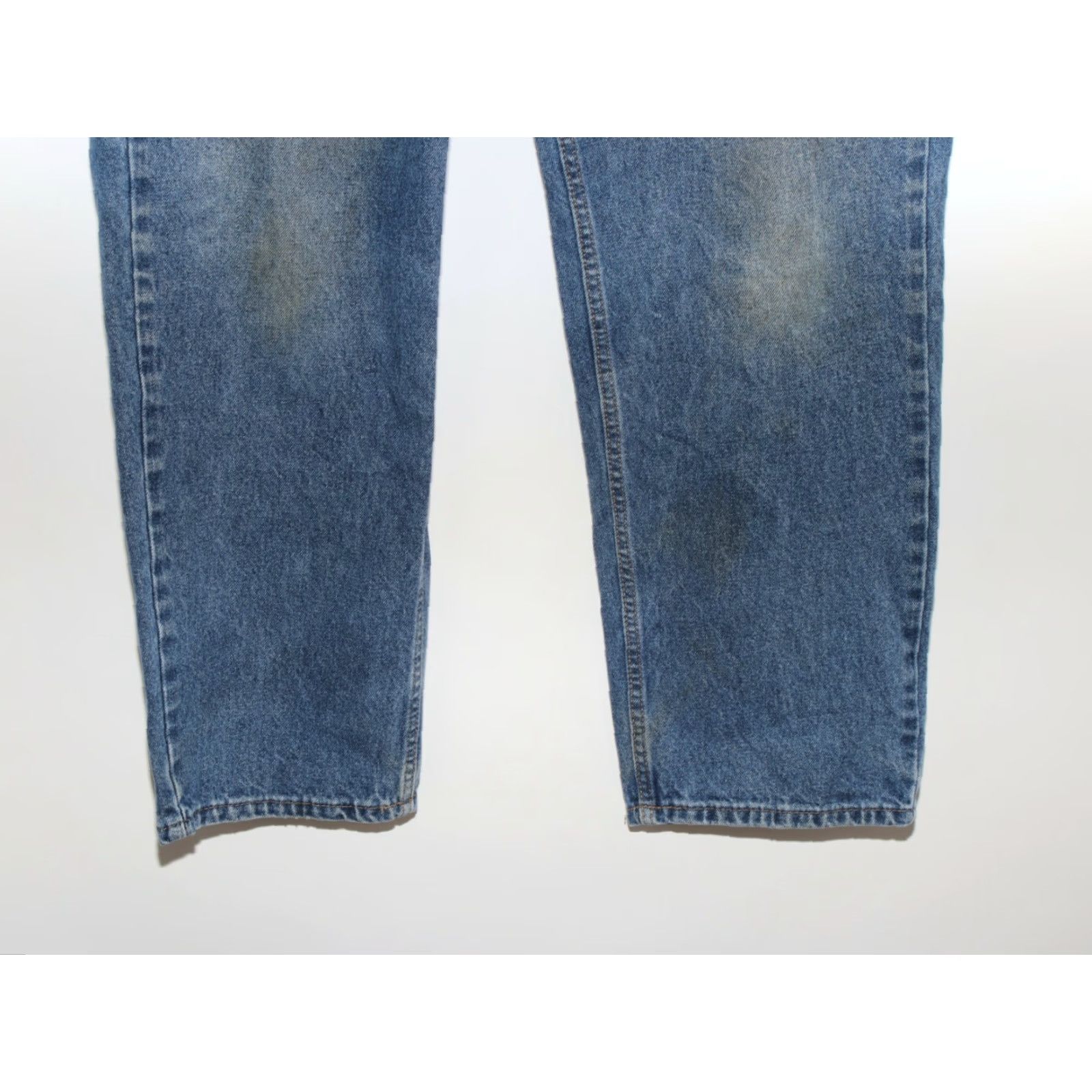 Vintage Member's Mark Men’s Regular Fit Distressed Straight Denim Jeans Size 34x30 Blue Size US 34 / EU 50 - 6 Thumbnail