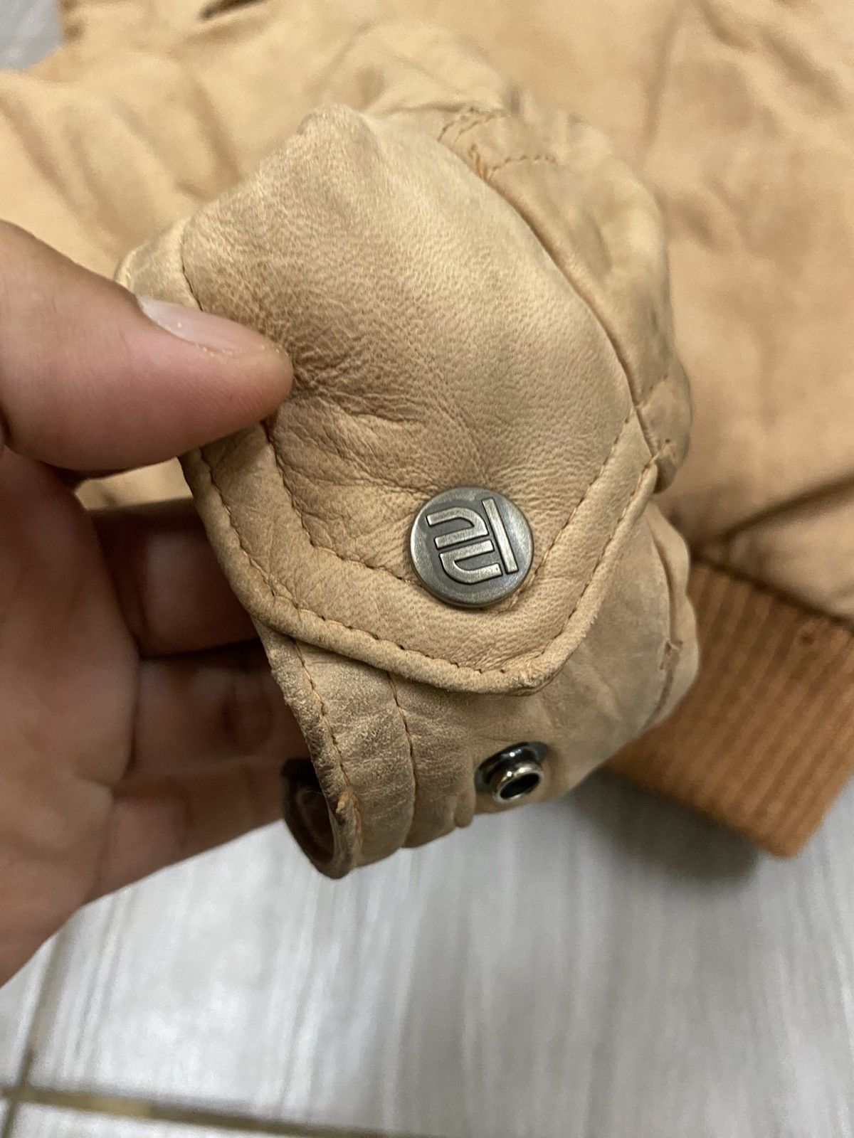 TAKA Original Vtg 90s Taka Original Leather Jacket Size US L / EU 52-54 / 3 - 8 Thumbnail