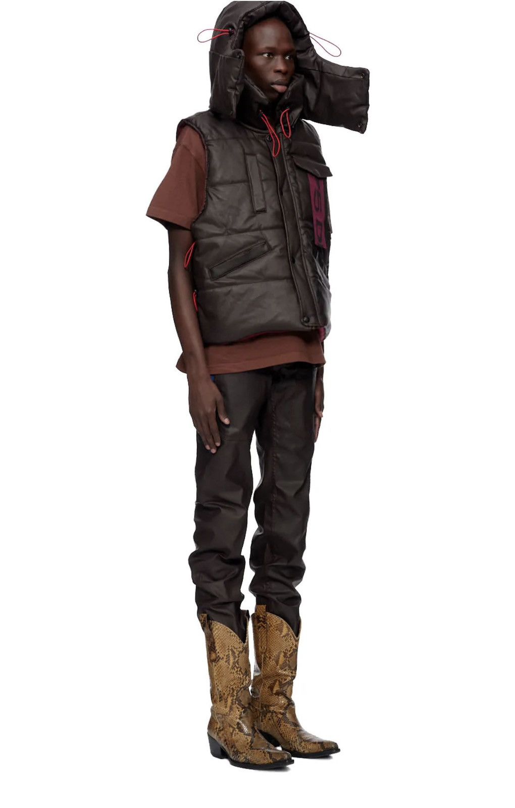 Sp5der Spider Worldwide Puffer Vest (SP5DER) Size US L / EU 52-54 / 3 - 7 Thumbnail