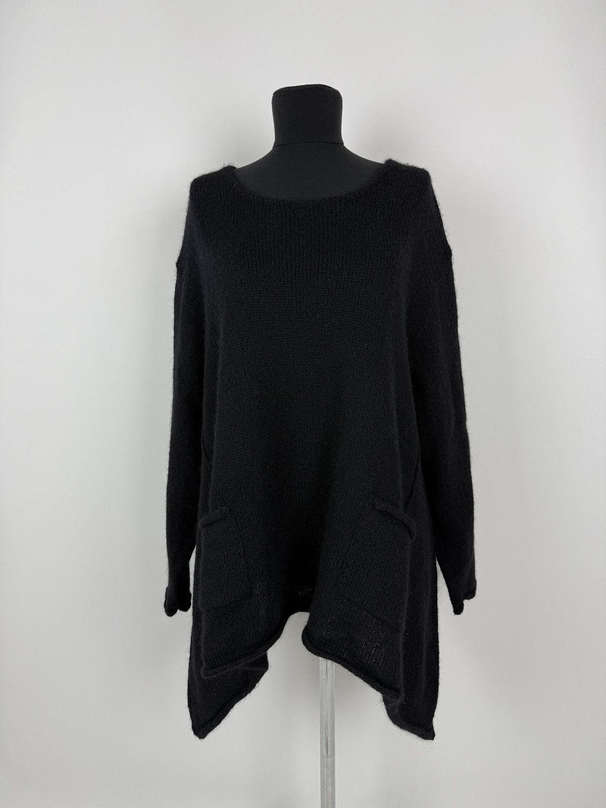 Other Barbara Speer Black Mohair Wool Blend Knit Tunic Sweater 2 Size M / US 6-8 / IT 42-44 - 1 Thumbnail
