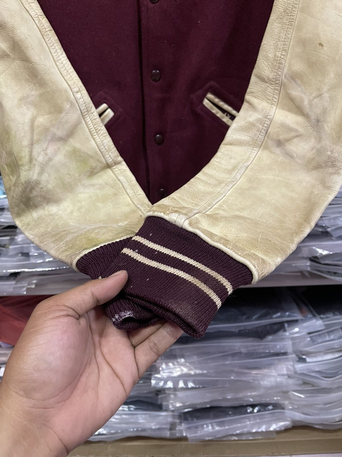 Wilson Vintage Wilson Varsity Jacket Very Rare🔥🔥🔥 Size US S / EU 44-46 / 1 - 4 Thumbnail