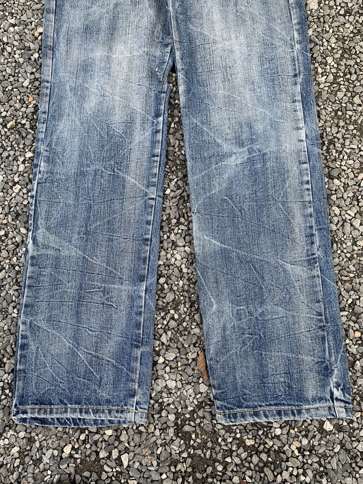 If Six Was Nine DOUBLE WAIST PUNK STYLE JAPANESE MUDMAX DISTRESSED DENIM Size US 28 / EU 44 - 6 Thumbnail