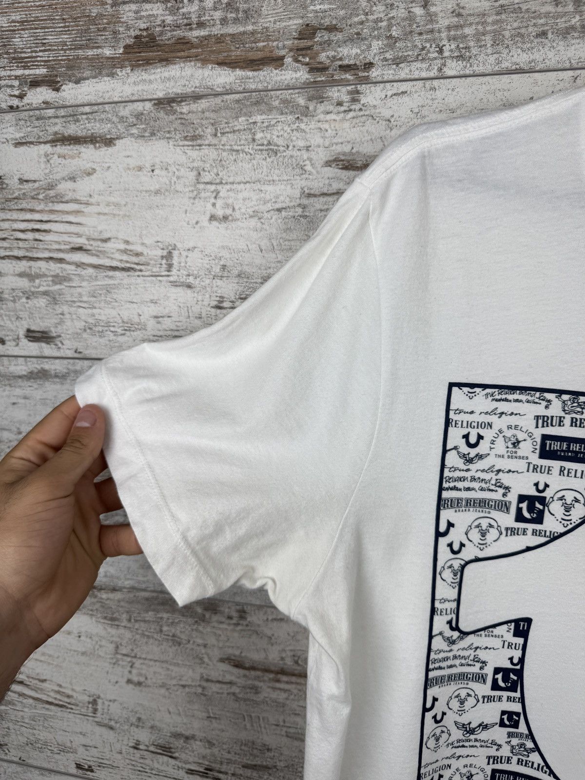 Japanese Brand × True Religion Mens Vintage True Religion T-shirt Japanese style tee y2k Size US L / EU 52-54 / 3 - 5 Thumbnail