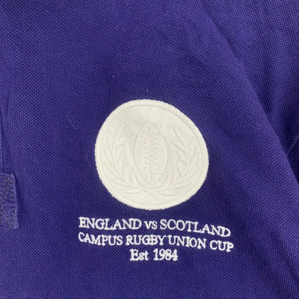Zara ZARA MAN England Vs Scotland Campus Rugby Union Cup Est 1984 Size US XXL / EU 58 / 5 - 4 Thumbnail