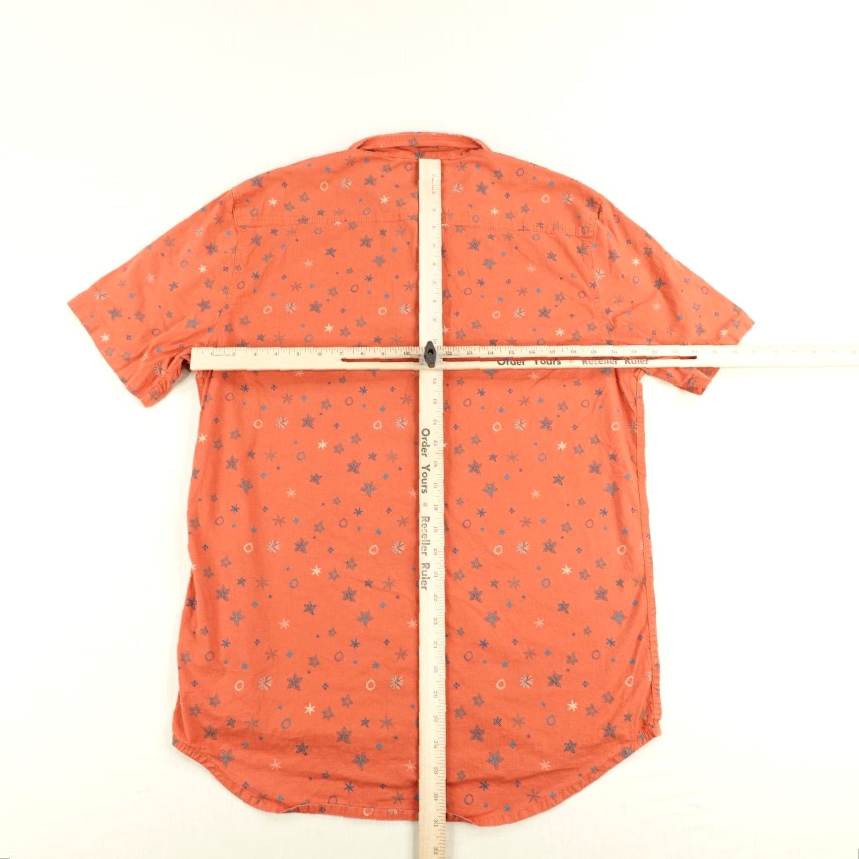 Quiksilver Quiksilver Shirt Mens Large Orange Button Up Floral Hawaiian Skater Surfer Aloha Size US L / EU 52-54 / 3 - 7 Thumbnail