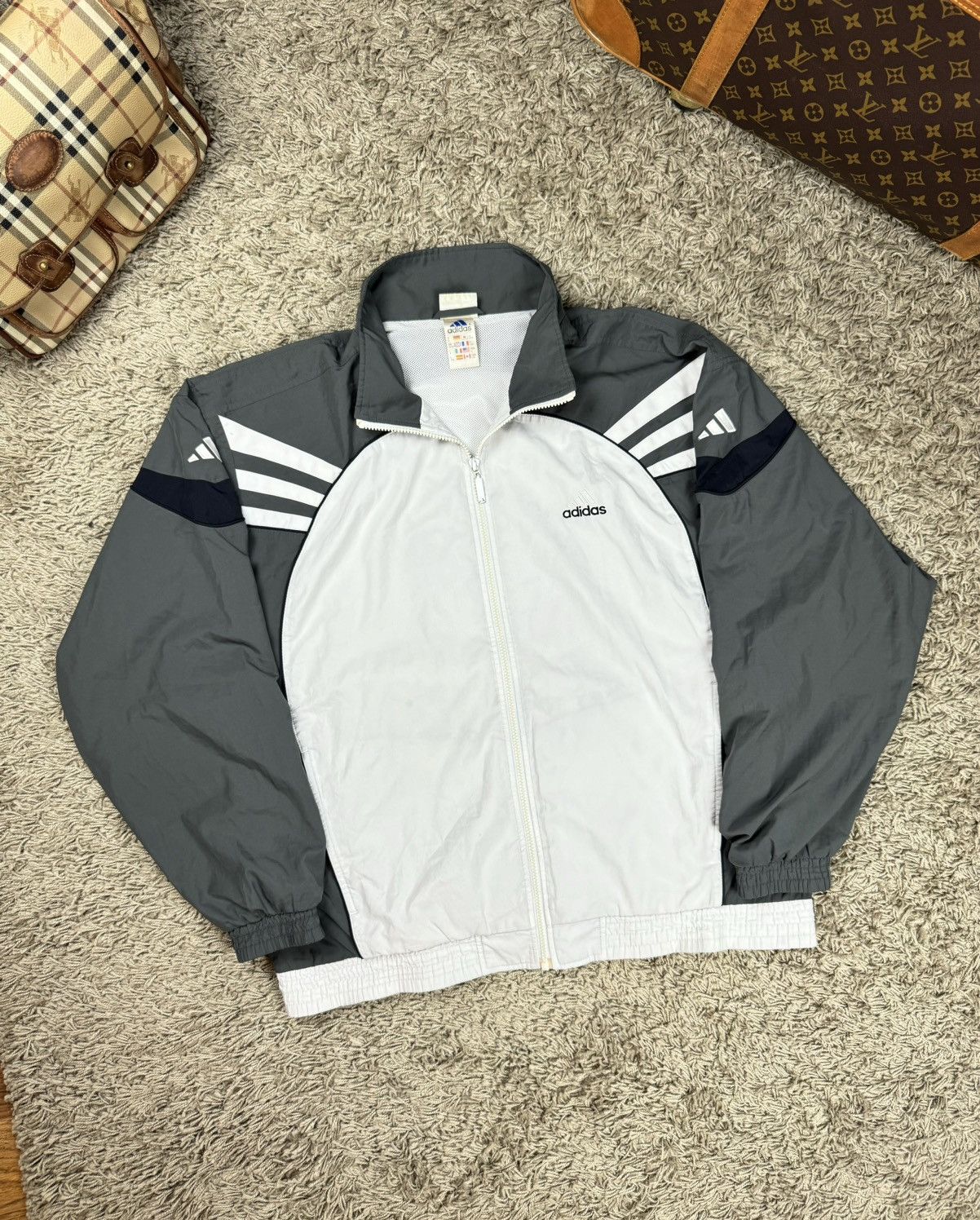 Adidas Vintage jacket Adidas 90s original sportswear item Size US XL / EU 56 / 4 - 1 Thumbnail