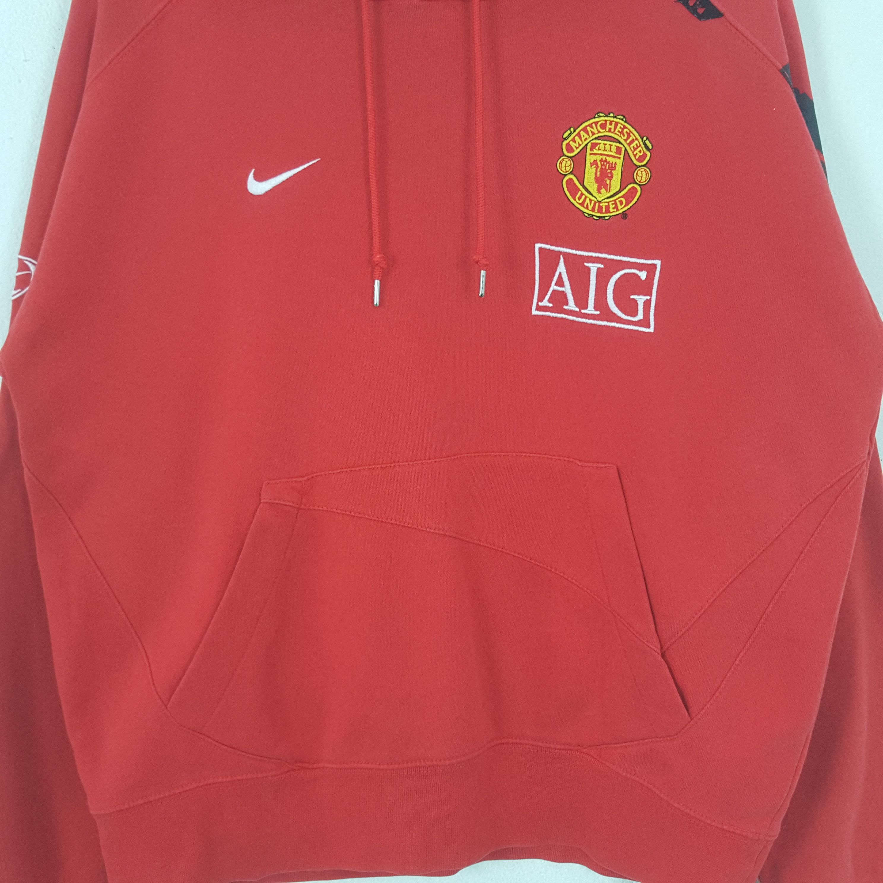 Nike Vintage Nike Manchester United Football Club Hoodies RR!12 Size US M / EU 48-50 / 2 - 2 Thumbnail