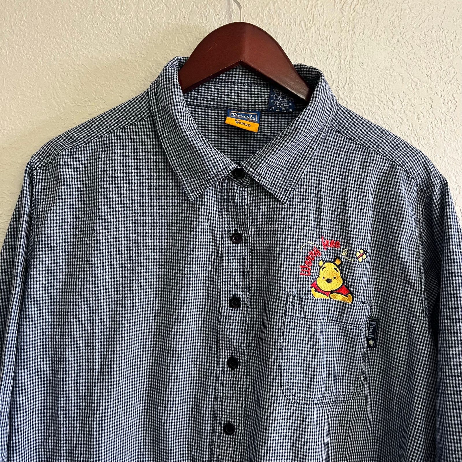 Vintage Disney Vintage Winnie The Pooh Gingham Plaid Women 22W/24W Size XXL / US 16-18 / IT 52-54 - 2 Thumbnail