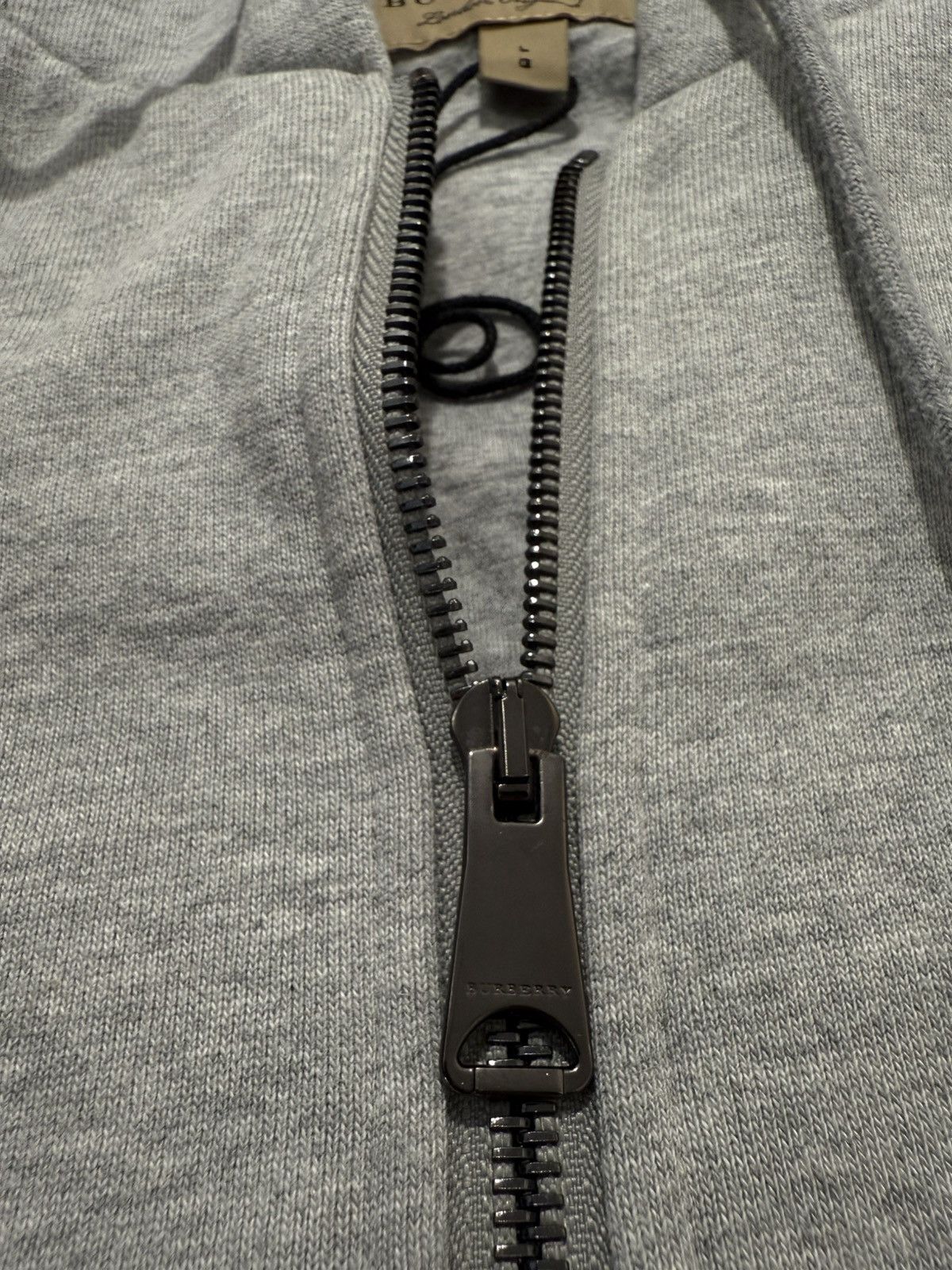 Burberry Burberry London Grey Hoodie Zip Sweatshirt Size US L / EU 52-54 / 3 - 6 Thumbnail