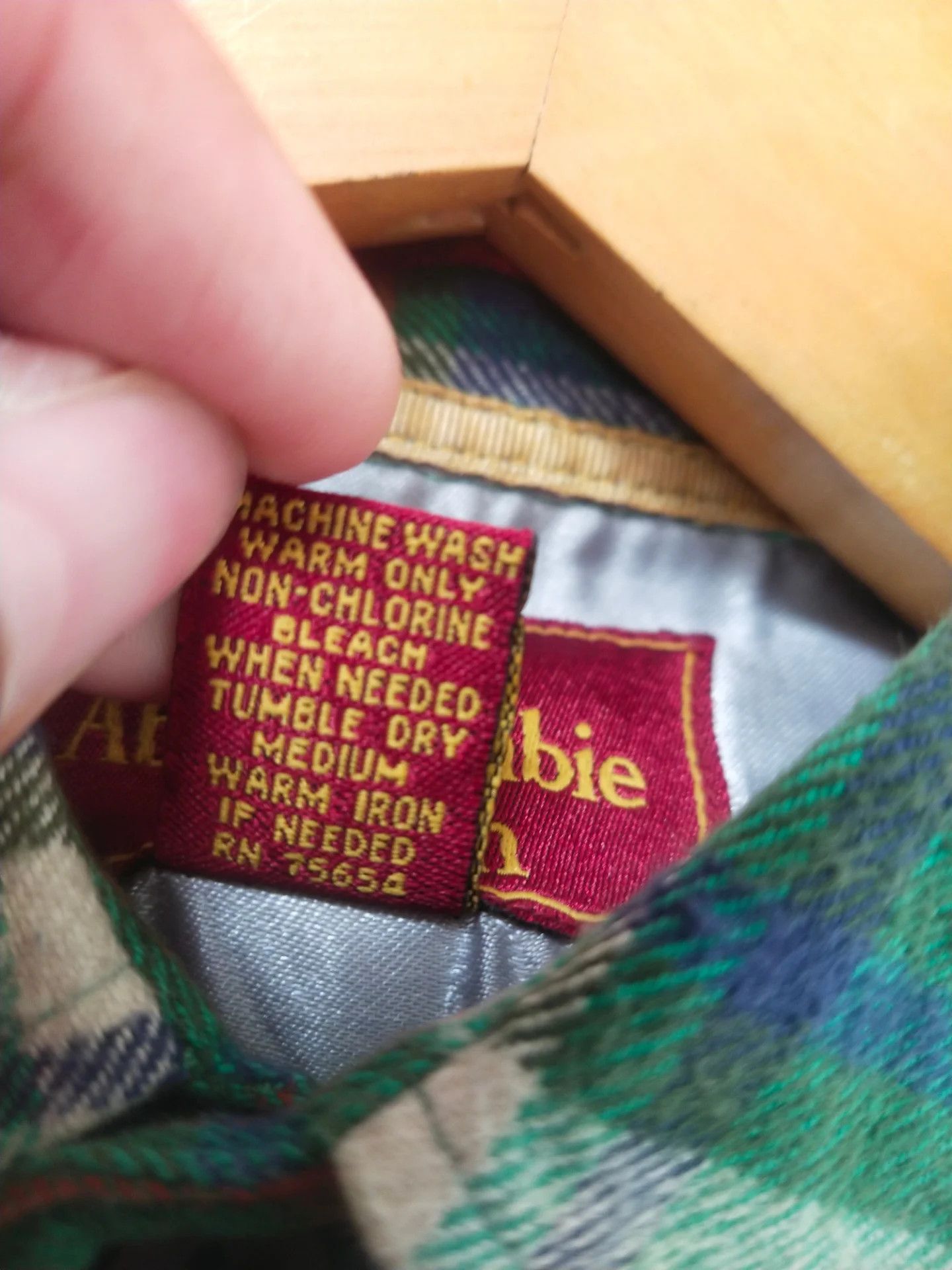Abercrombie & Fitch Vintage Abercrombie and Fitch Green Large Plaid Flanel Shirt Size US S / EU 44-46 / 1 - 5 Thumbnail