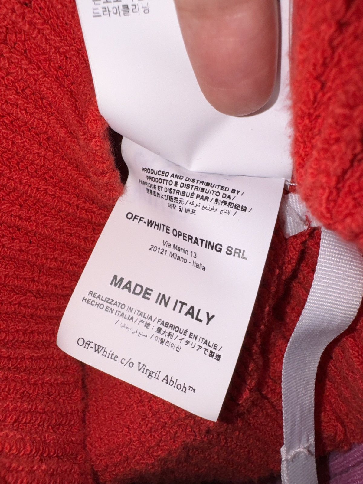 Off-White × Virgil Abloh Off-White x Virgil Abloh Hands Off Knit Sweater Size XS / US 0-2 / IT 36-38 - 5 Thumbnail