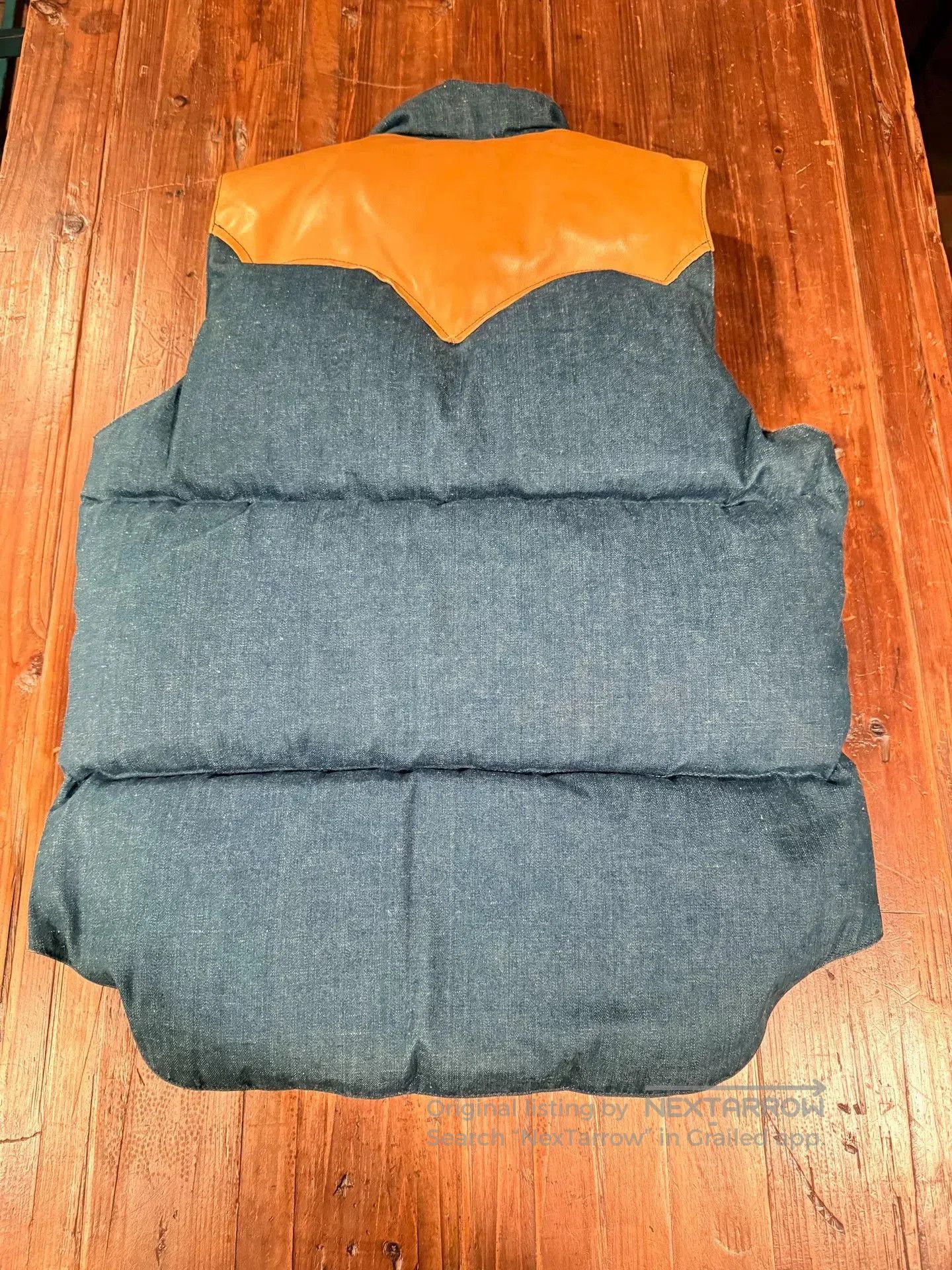 Rocky Mountain Featherbed Rocky Mountain Featherbed Denim Leather Down Vest. Size US M / EU 48-50 / 2 - 2 Thumbnail