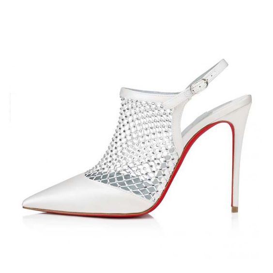 Christian Louboutin o1s1wg110924 Plougesta Pumps in White Size US 9 / IT 39 - 1 Preview