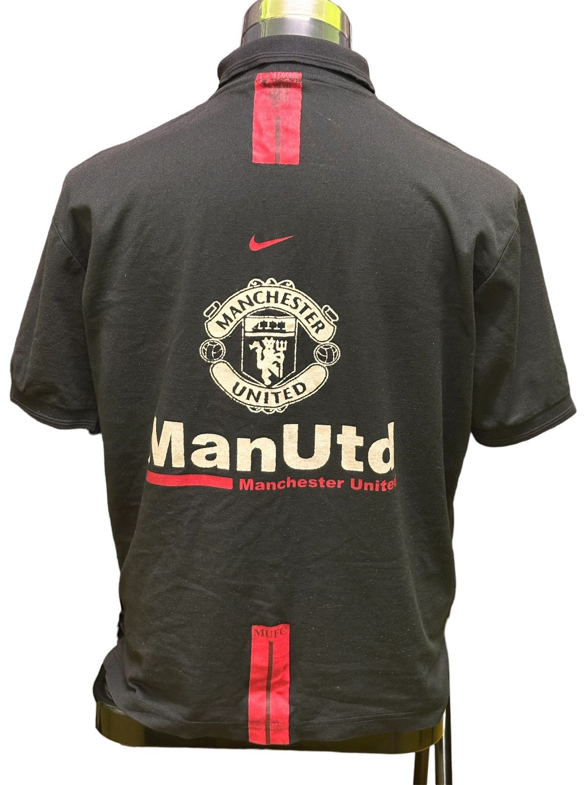 Nike Vintage Manchester United x Nike Polo Shirt Size US XL / EU 56 / 4 - 12 Thumbnail