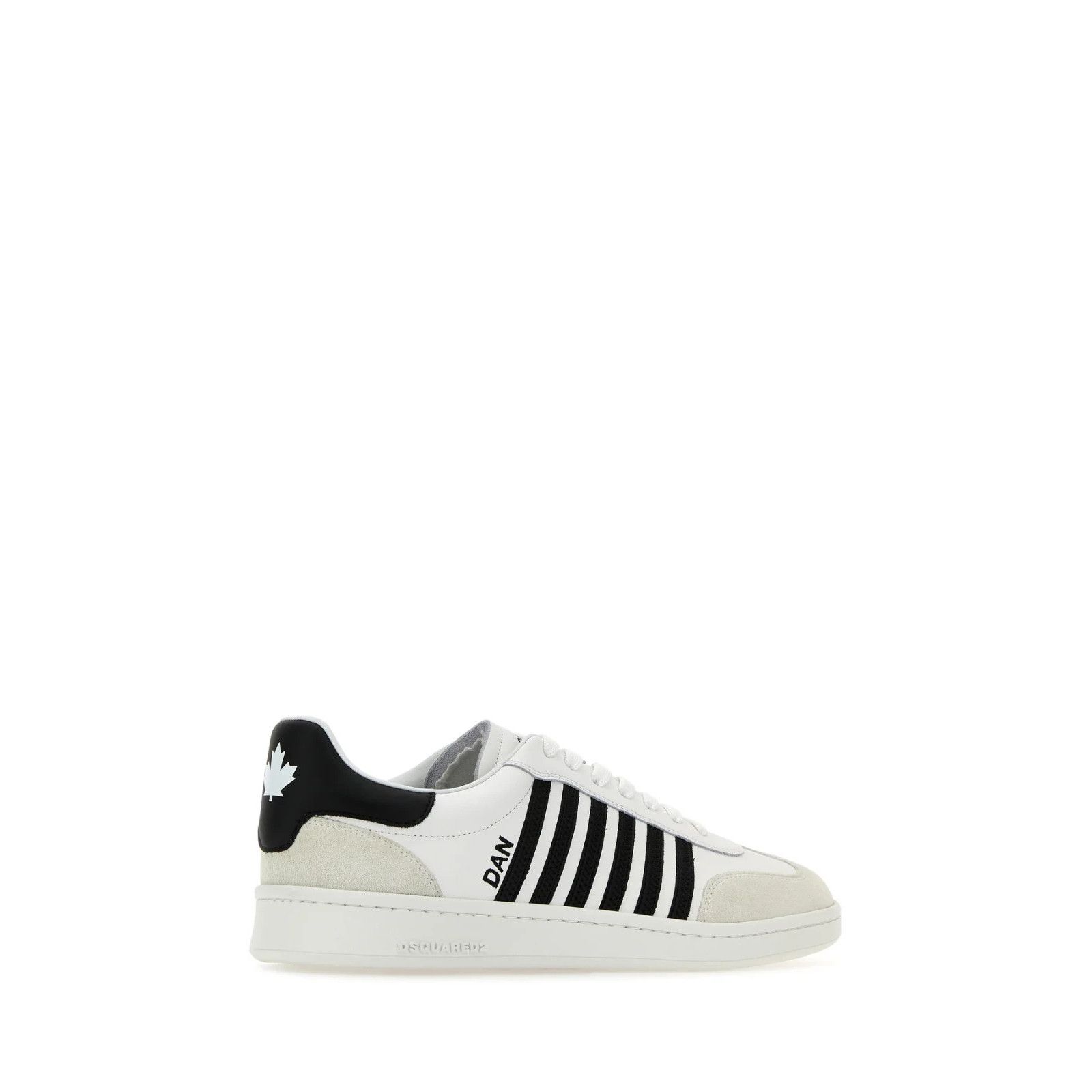 Dsquared2 DSQUARED2 Boxer White Leather Sneakers New & Authentic (Men' Size US 7 / EU 40 - 3 Thumbnail