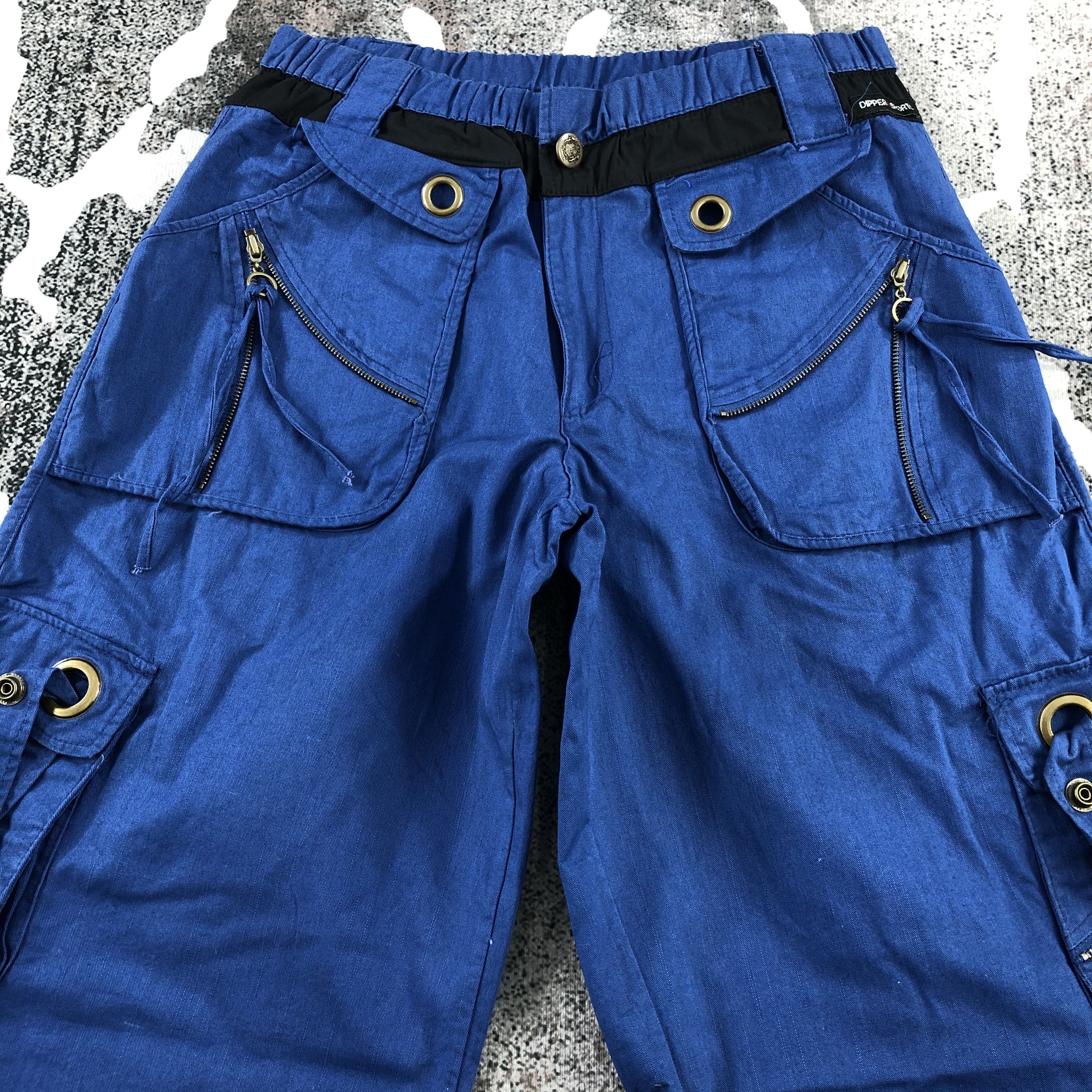 Japanese Brand Dipper Sports Cargo Pants Bondage Parachute Trousers Size US 26 / EU 42 - 3 Thumbnail
