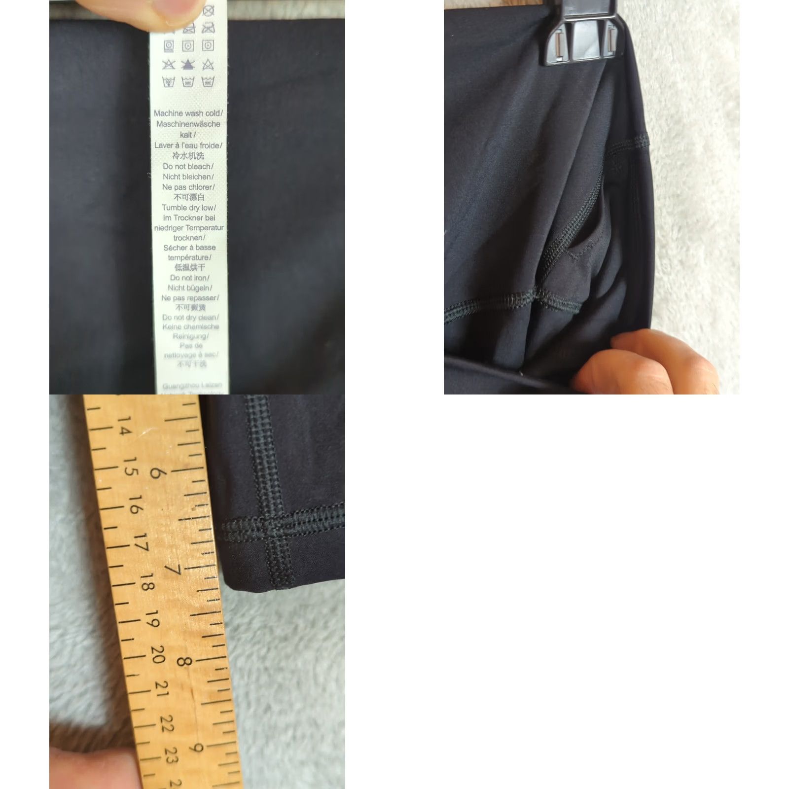 Vintage VINTAGE CRZ YOGA Women's Biker Shorts XL Black 8" inseam Size 40" / US 18 - 8 Thumbnail