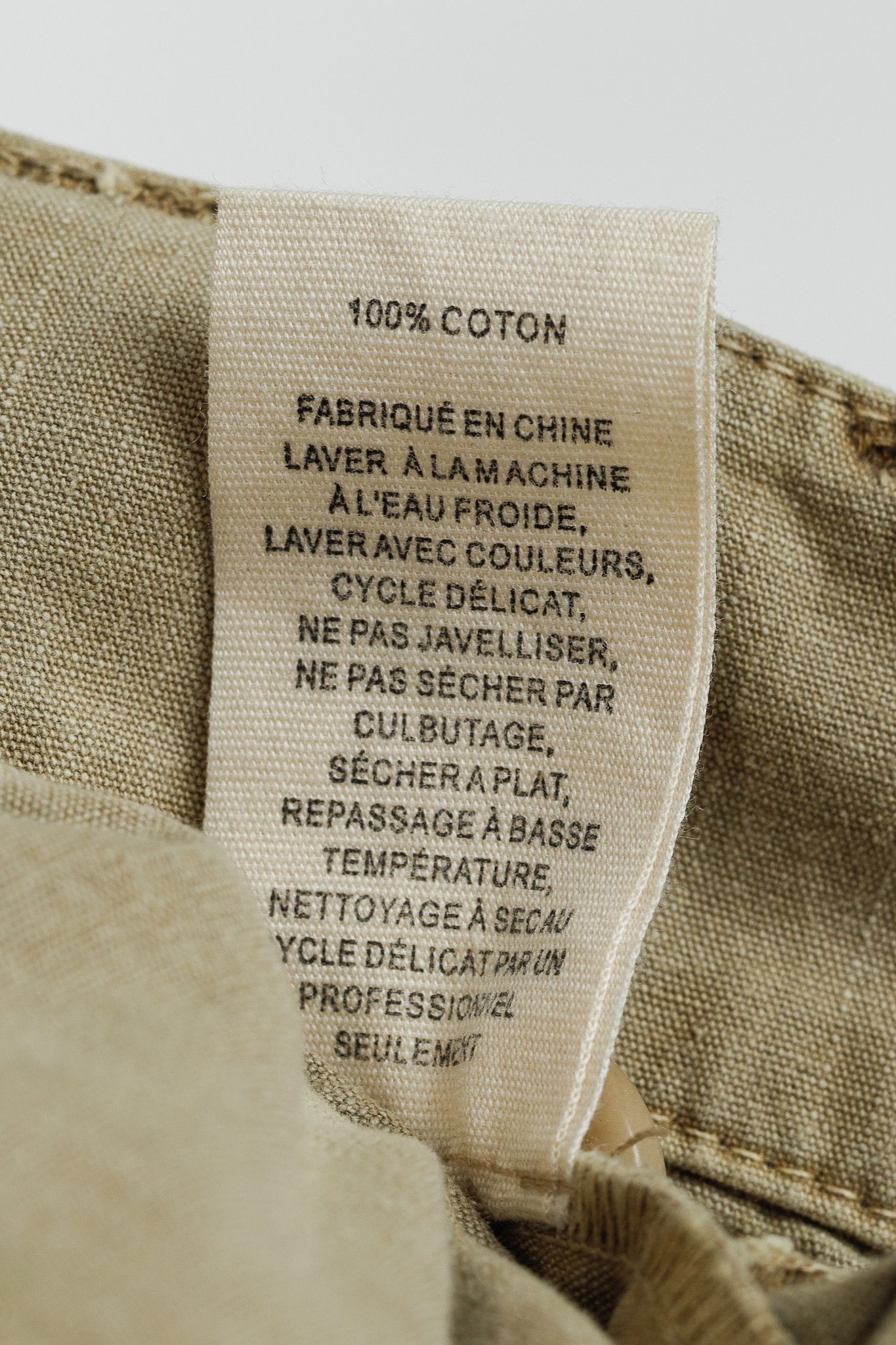 Ulla Johnson Ulla Johnson Cambrie Khaki Straight-Leg Pants Size 27" / US 4 / IT 40 - 10 Thumbnail