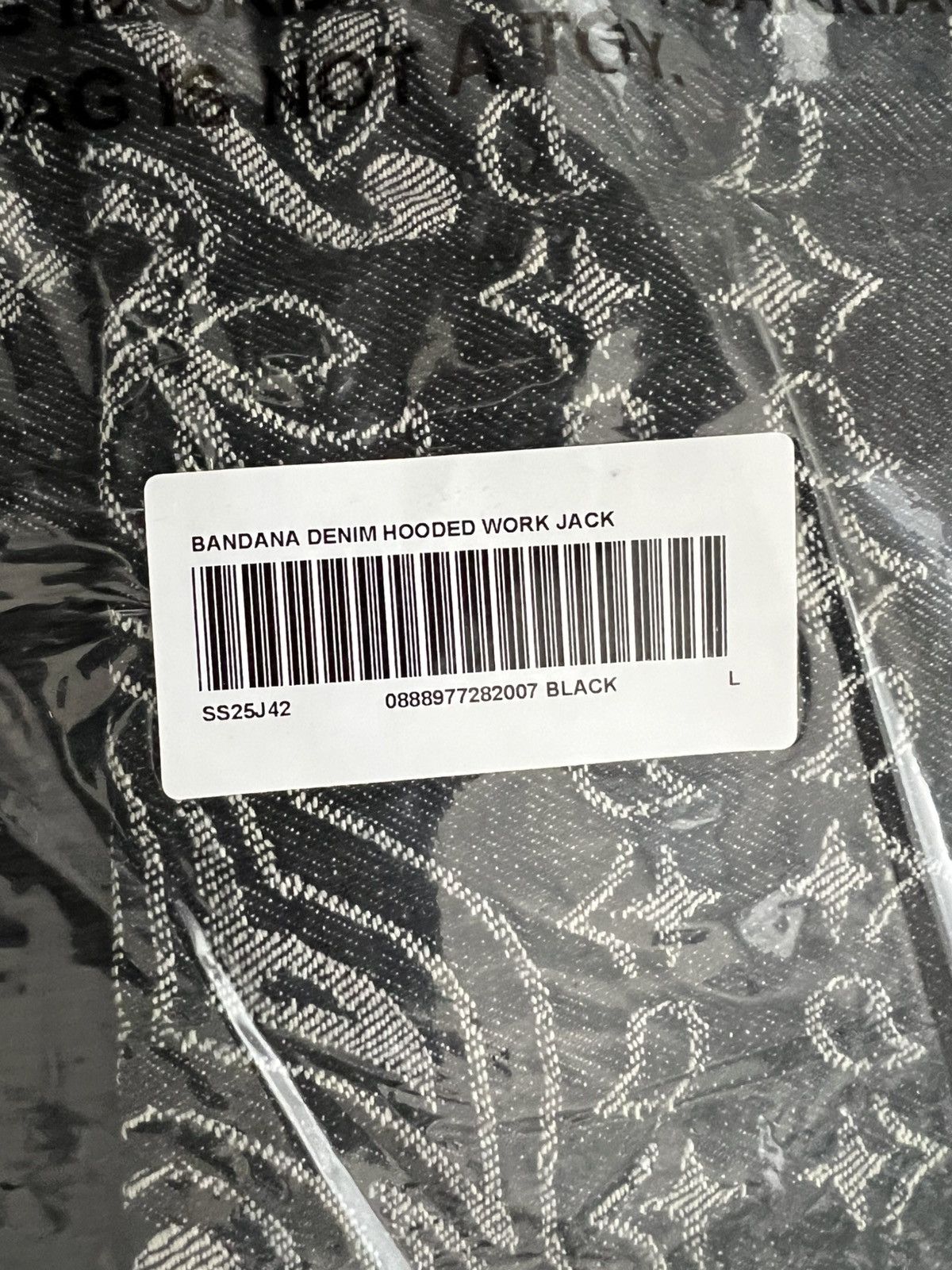 Supreme SUPREME BANDANA JACQUARD DENIM HOODED WORK JACKET large Size US L / EU 52-54 / 3 - 5 Thumbnail