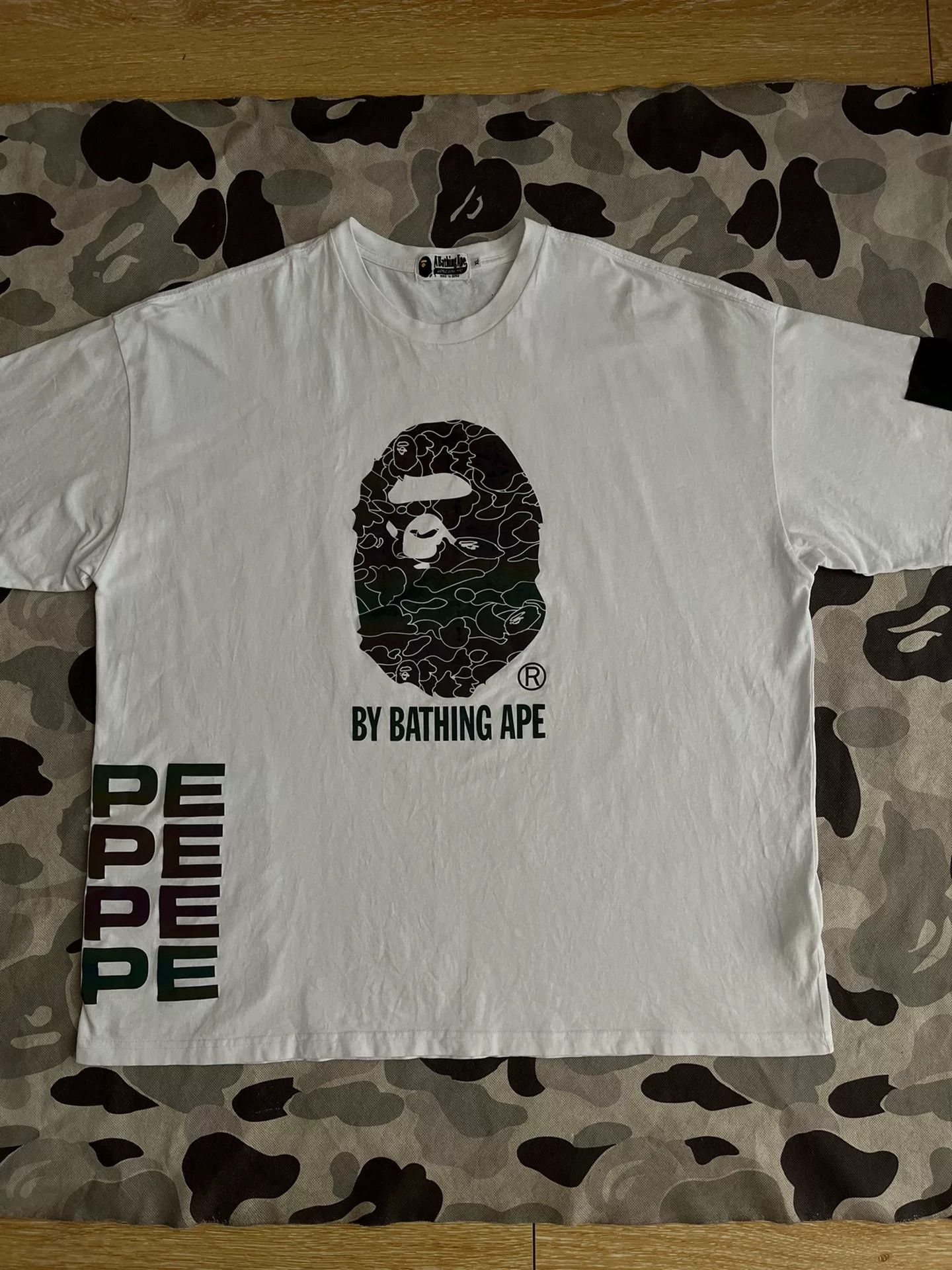 Bape Bape Orange T-Shirt Casual Short Sleeve Size US XL / EU 56 / 4 - 1 Thumbnail