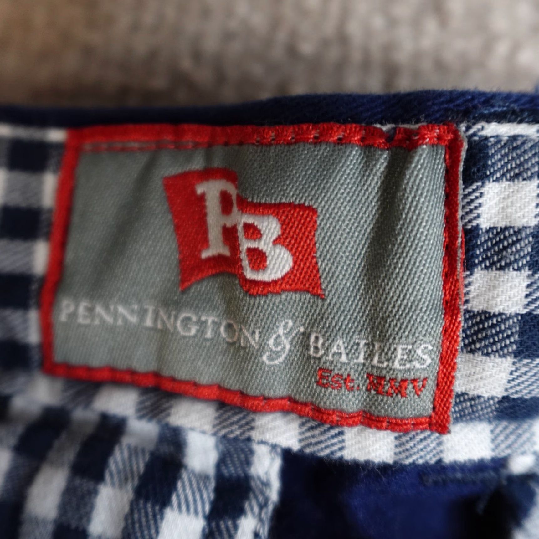 Vintage Pennington & Bailes Pants 34 x 29 Blue Critter Nittany Lions Panthers Chino Mens Straight Inseam 29 Embroidered Preppy Solid Size US 34 / EU 50 - 7 Thumbnail