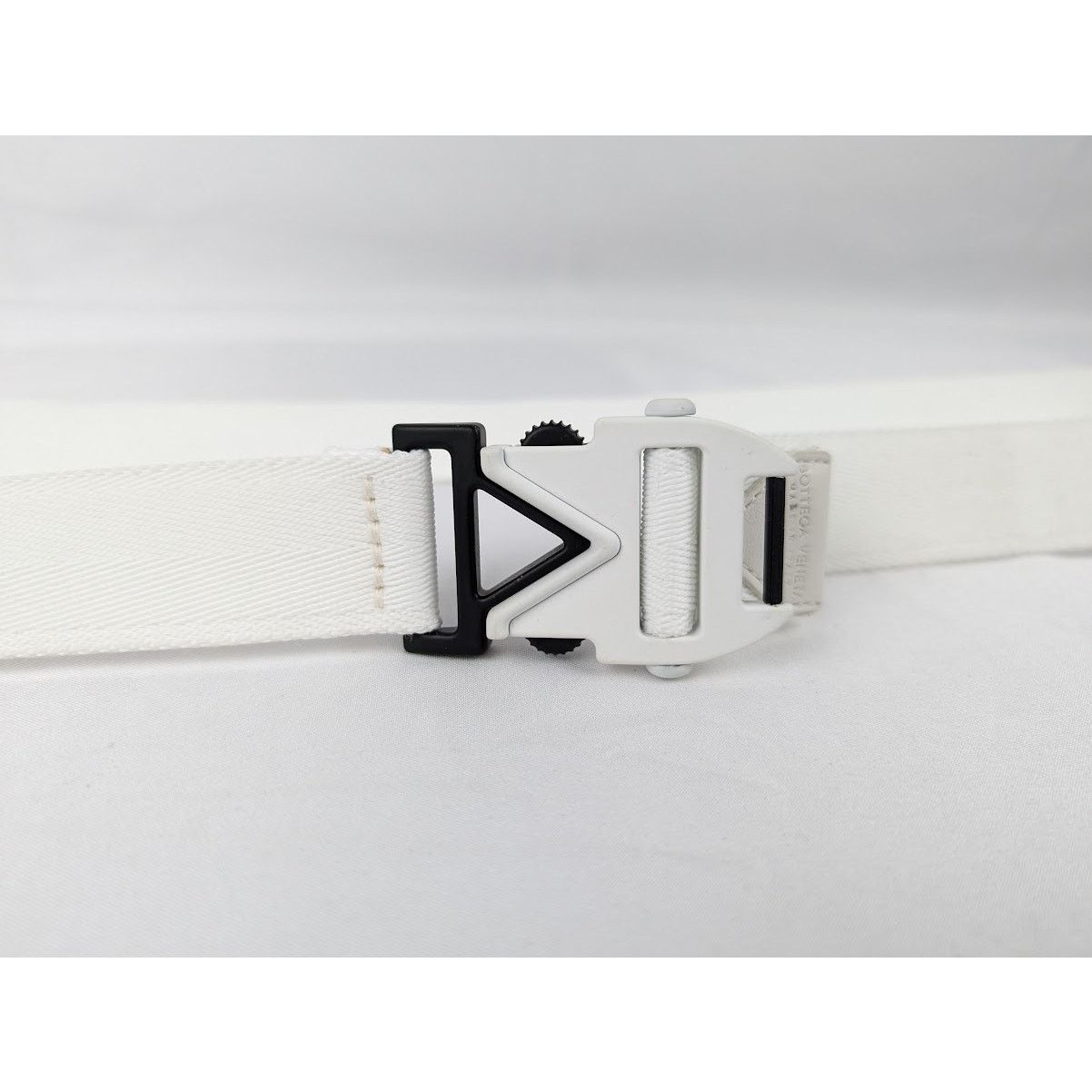 Bottega Veneta o1rshd1 Size: 95cm / Webbing Nappa Belt in White Size 36 - 3 Thumbnail