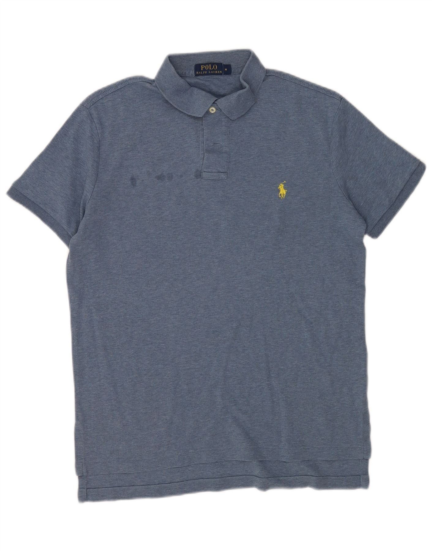 Polo Ralph Lauren Mens Polo Shirt Medium Blue Cotton Size US M / EU 48-50 / 2 - 1 Thumbnail