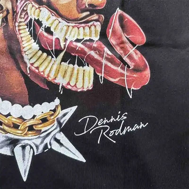 Japanese Brand × Vintage Streetwear Dennis Rodman Graphic Tee T-Shirt Size US L / EU 52-54 / 3 - 6 Thumbnail