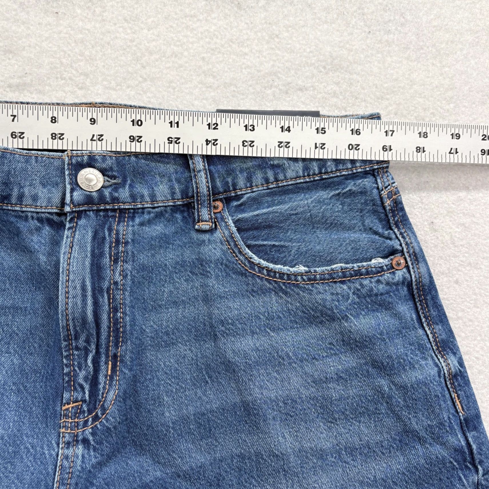 American Eagle Outfitters VINTAGE American Eagle Jeans Wide-Leg? Size 32" / US 10 / IT 46 - 7 Thumbnail