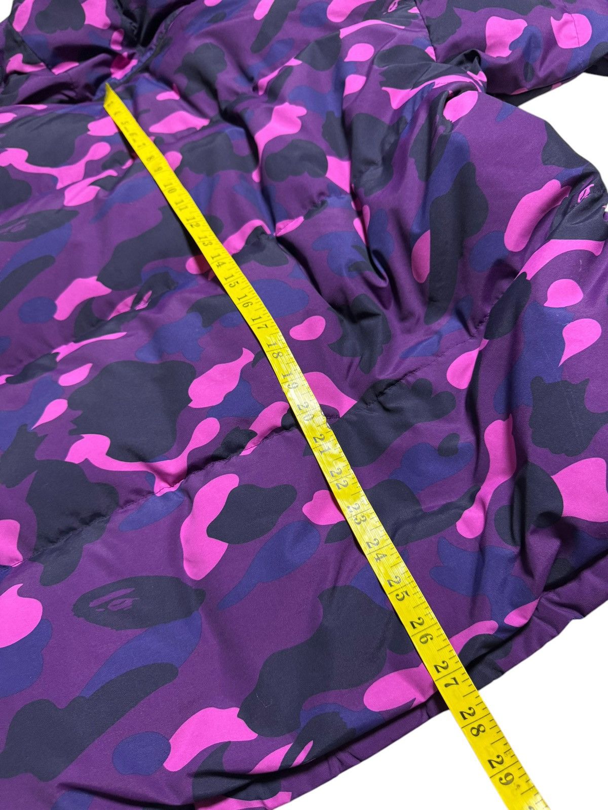 Bape BAPE Hooded Puffer Down Jacket Purple camo Size US M / EU 48-50 / 2 - 7 Thumbnail
