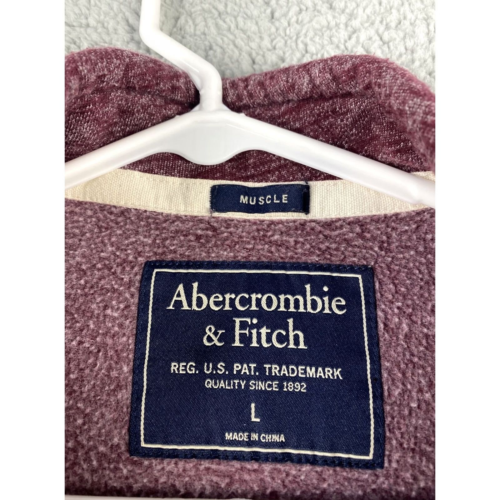Abercrombie & Fitch Abercrombie & Fitch Sweater Mens L Light Maroon Mock Neck Wool Acrylic Pullover Size US L / EU 52-54 / 3 - 3 Thumbnail