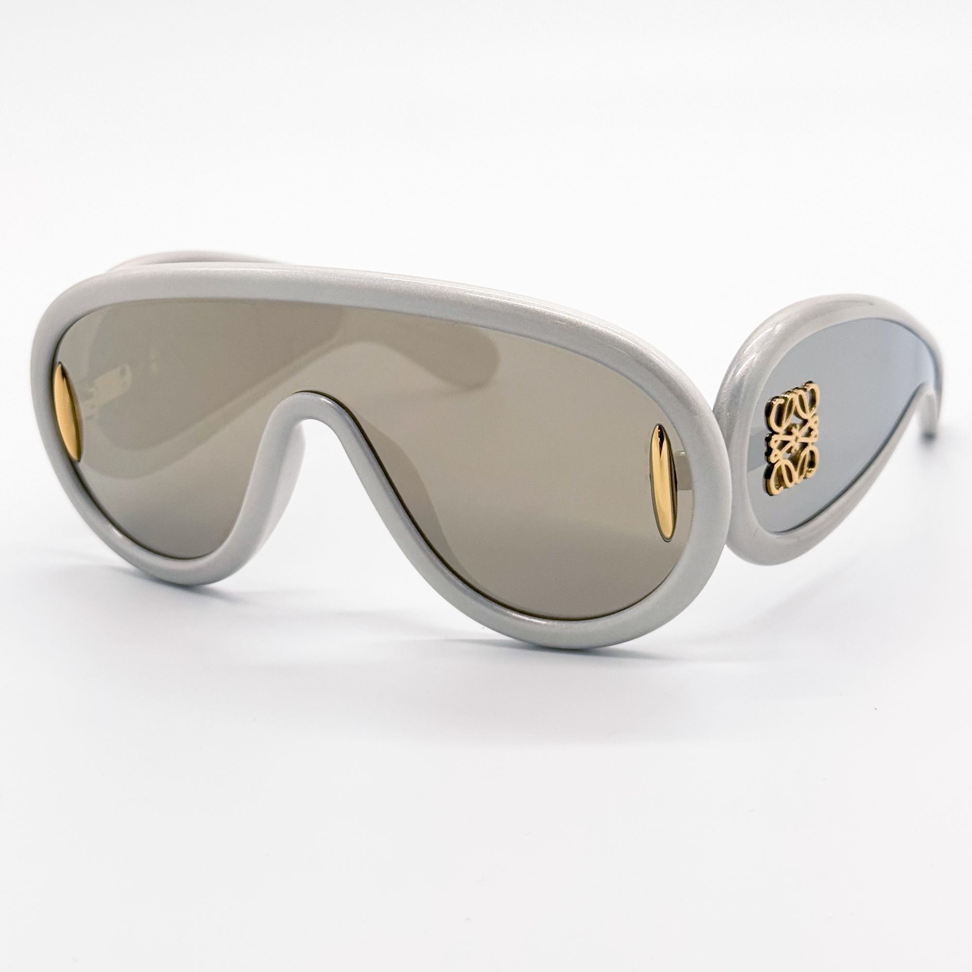 Loewe NEW LOEWE SUNGLASSES LW40108I 24C GRAY MASK UNISEX EYEWEAR Size ONE SIZE - 1 Thumbnail