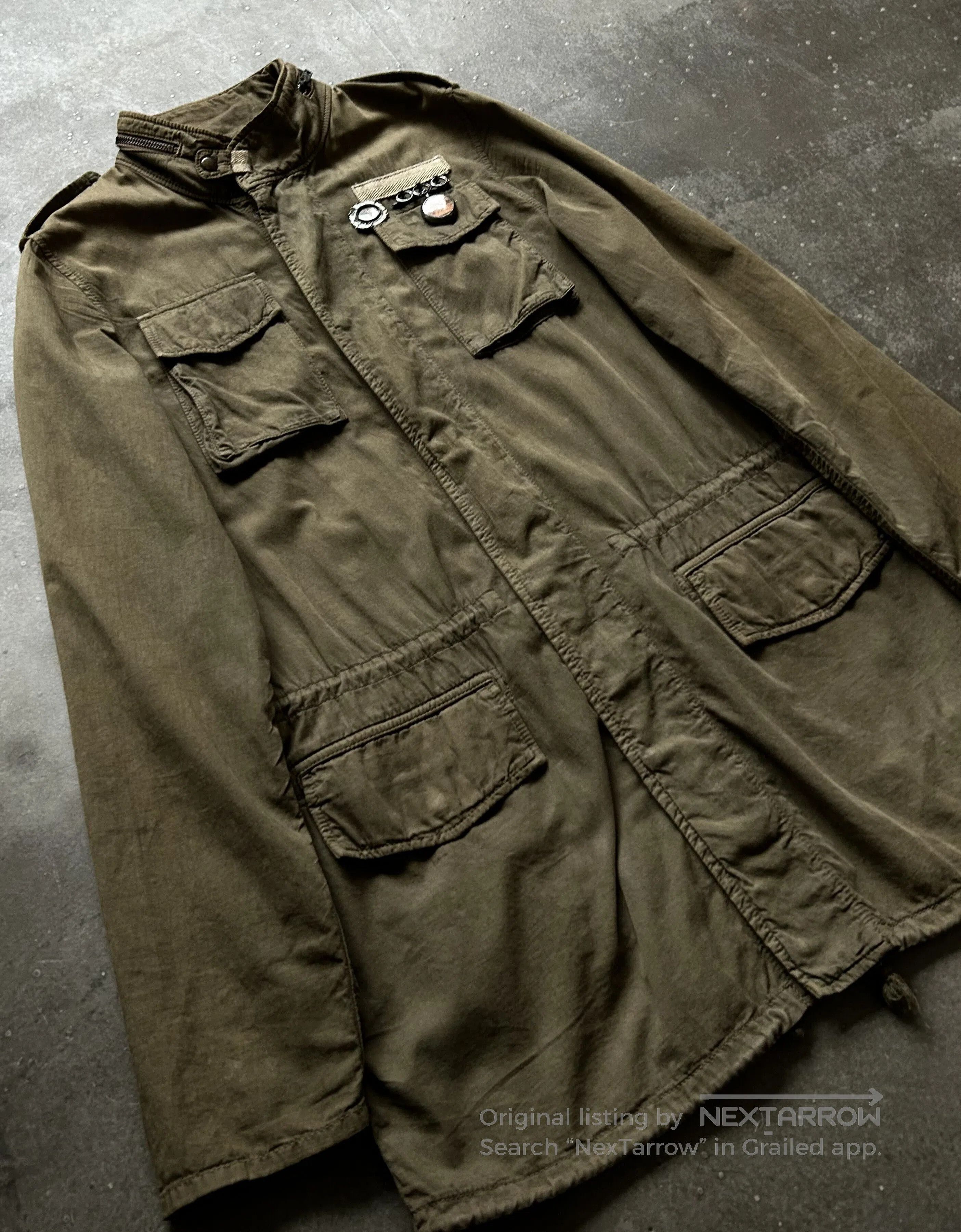 Share Spirit Homme SHARE SPIRIT Hunting Jacket with Badge. Size US S / EU 44-46 / 1 - 3 Thumbnail