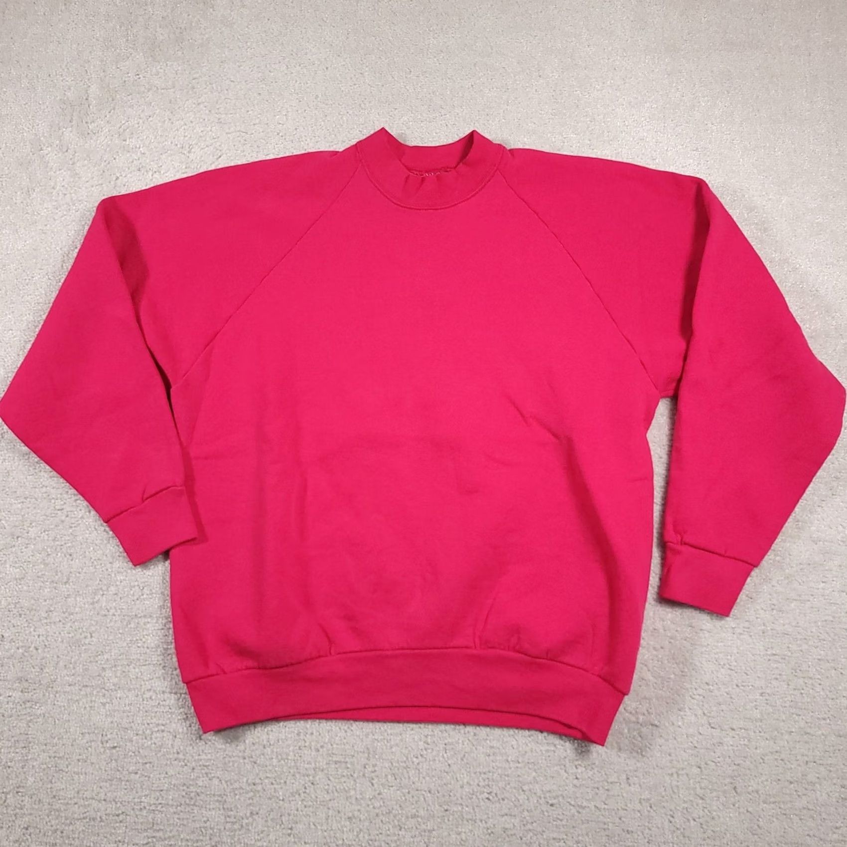 Fruit Of The Loom VINTAGE Fruit of the Loom Sweatshirt Mens XL Pink Crewneck Pullover Fleece 90s USA Size US XL / EU 56 / 4 - 2 Thumbnail