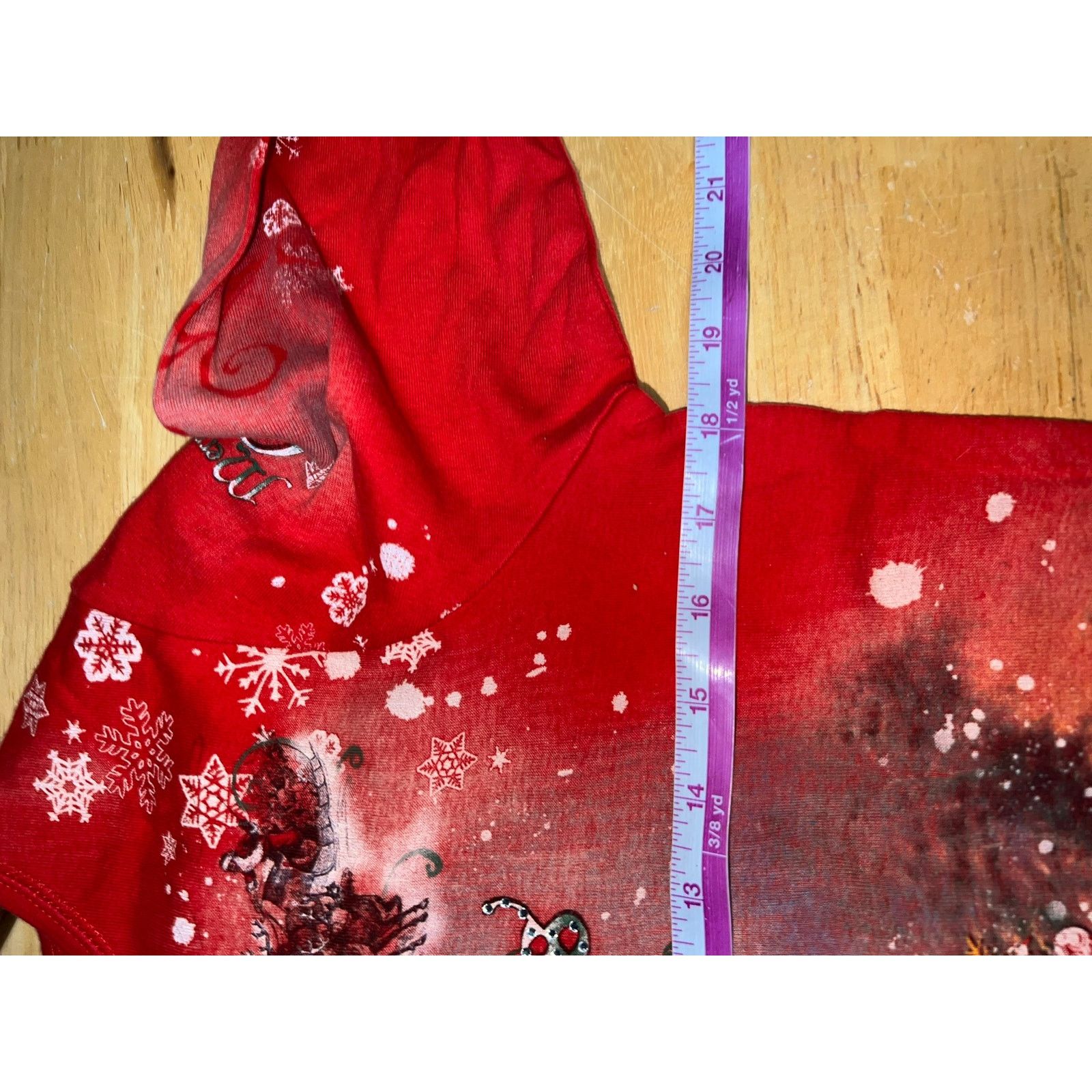 Vintage Womens Studio Gem Christmas Shirt Long Sleeve Top Red Tee L Size L / US 10 / IT 46 - 8 Thumbnail