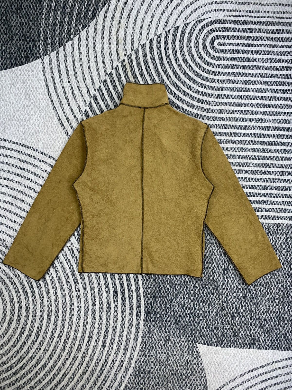 Jean Colonna 🔥RARE 90s JEAN COLONNA Brown Zipper Jacket Size S / US 4 / IT 40 - 2 Thumbnail
