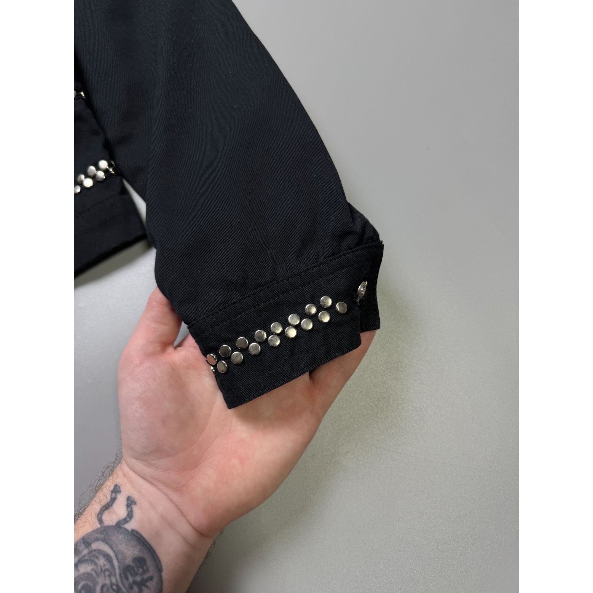 Versace Jeans Couture Versace Jeans Couture Y2K Studded Cotton Jacket (Y1110) Size M / US 6-8 / IT 42-44 - 3 Thumbnail