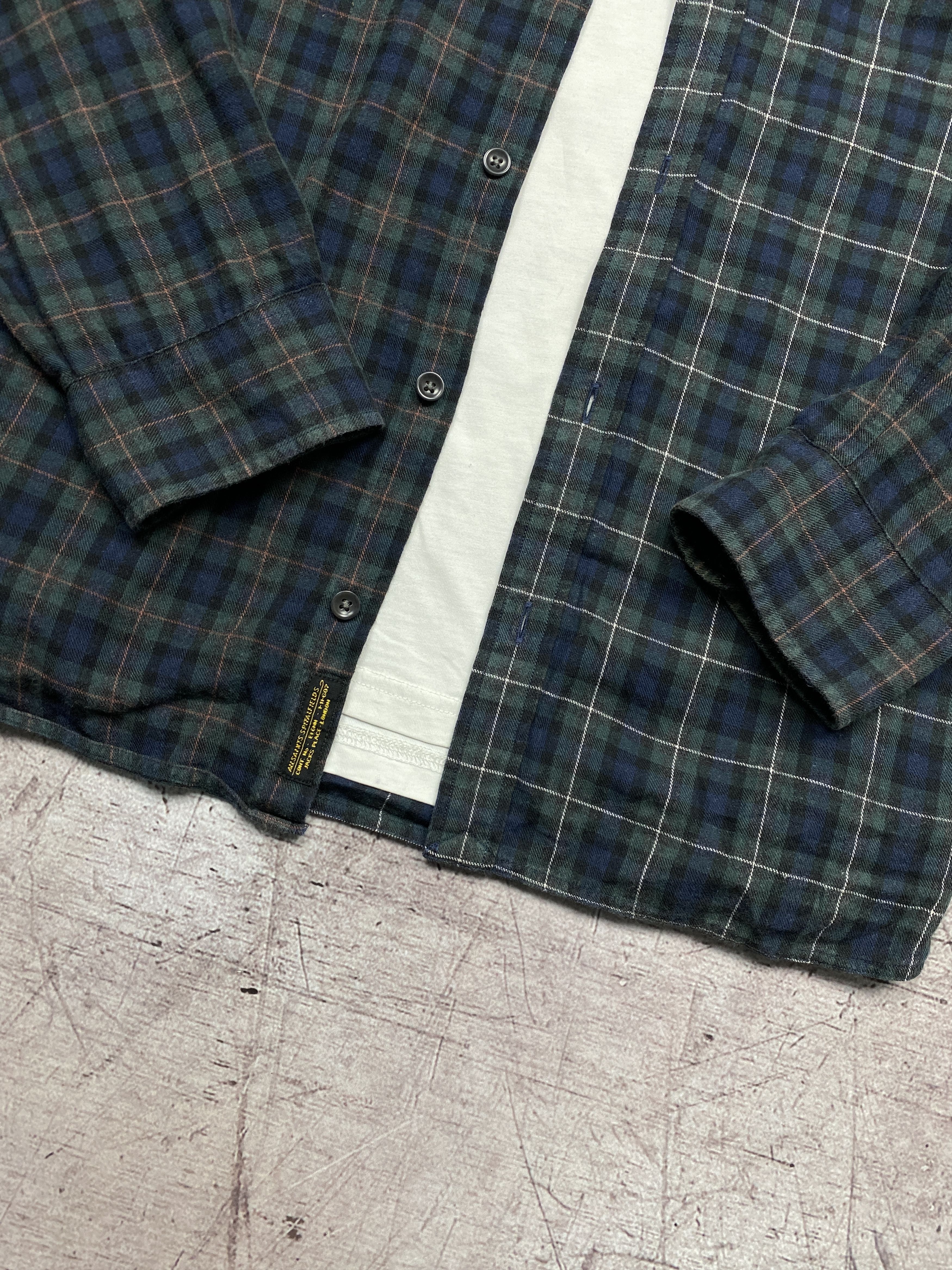 Allsaints Allsaints Mens Flannel Plaid Darby Long Sleeve Shirt Size US M / EU 48-50 / 2 - 3 Thumbnail