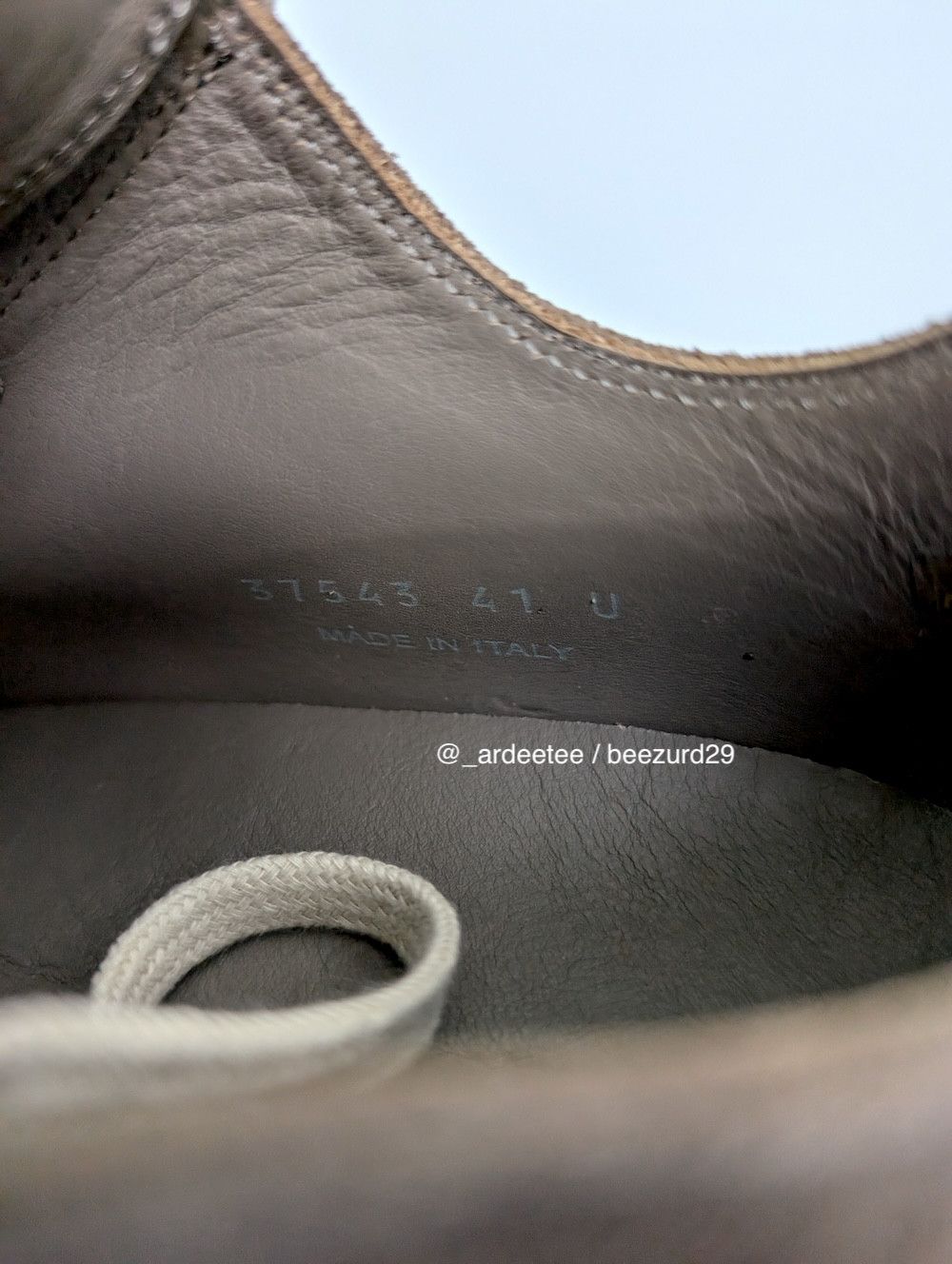 Rick Owens *NEW* MAINLINE DUST SUEDE RAMONES LOW FW22 STROBE Size US 8 / EU 41 - 9 Thumbnail