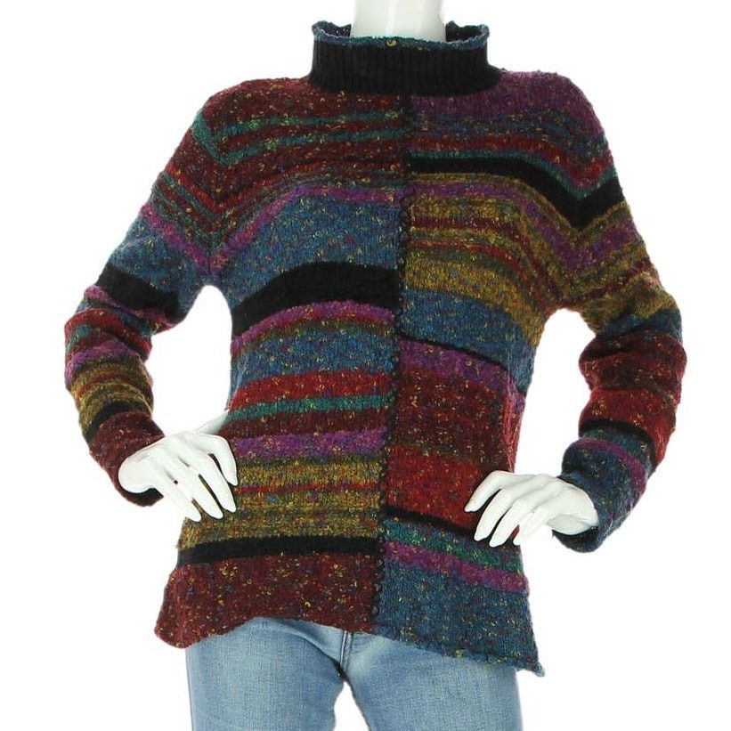 Anthropologie Anthropologie Curio Confetti Striped Sweater Size M / US 6-8 / IT 42-44 - 2 Thumbnail