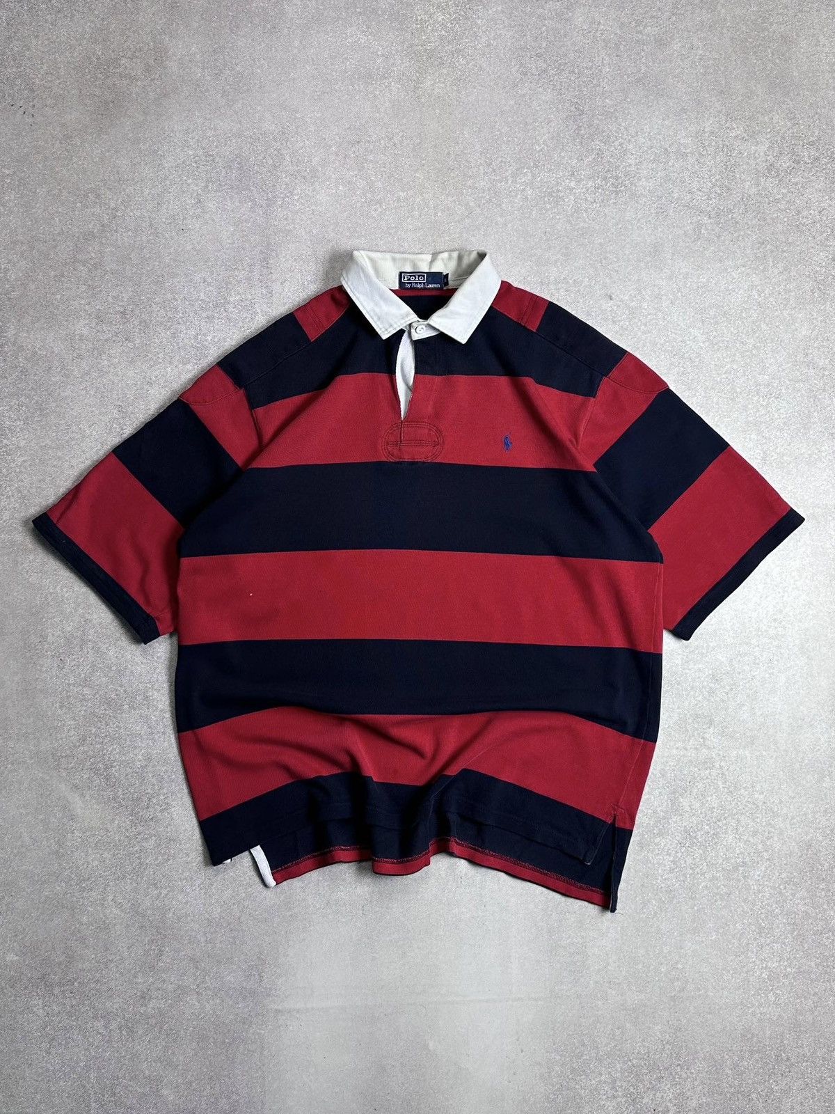 Vintage 90s Polo Ralph Lauren Striped Kanye West Shirt L