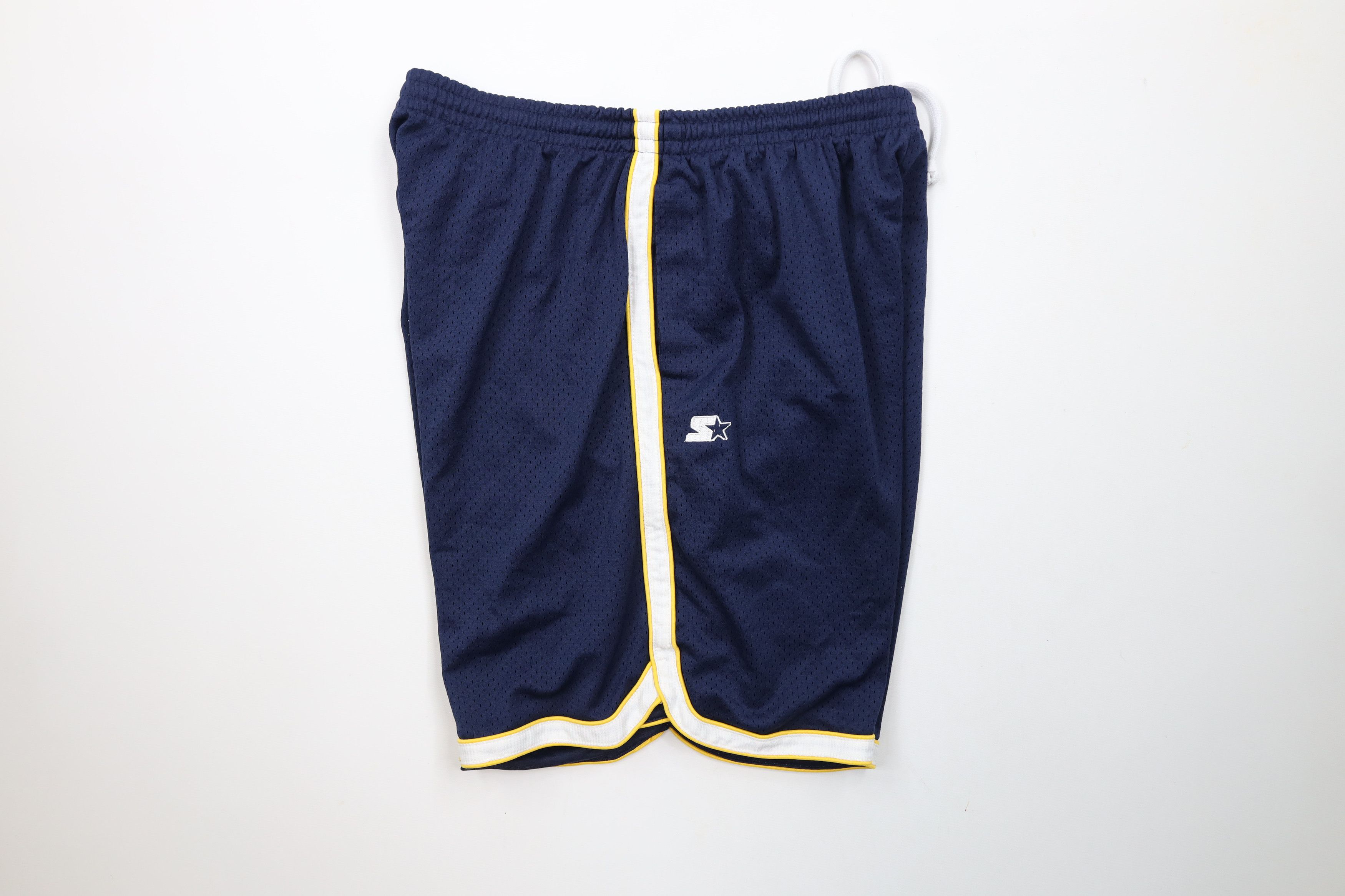 Starter × Vintage Vintage 90s Starter University of Michigan Basketball Shorts Size US 34 / EU 50 - 10 Thumbnail