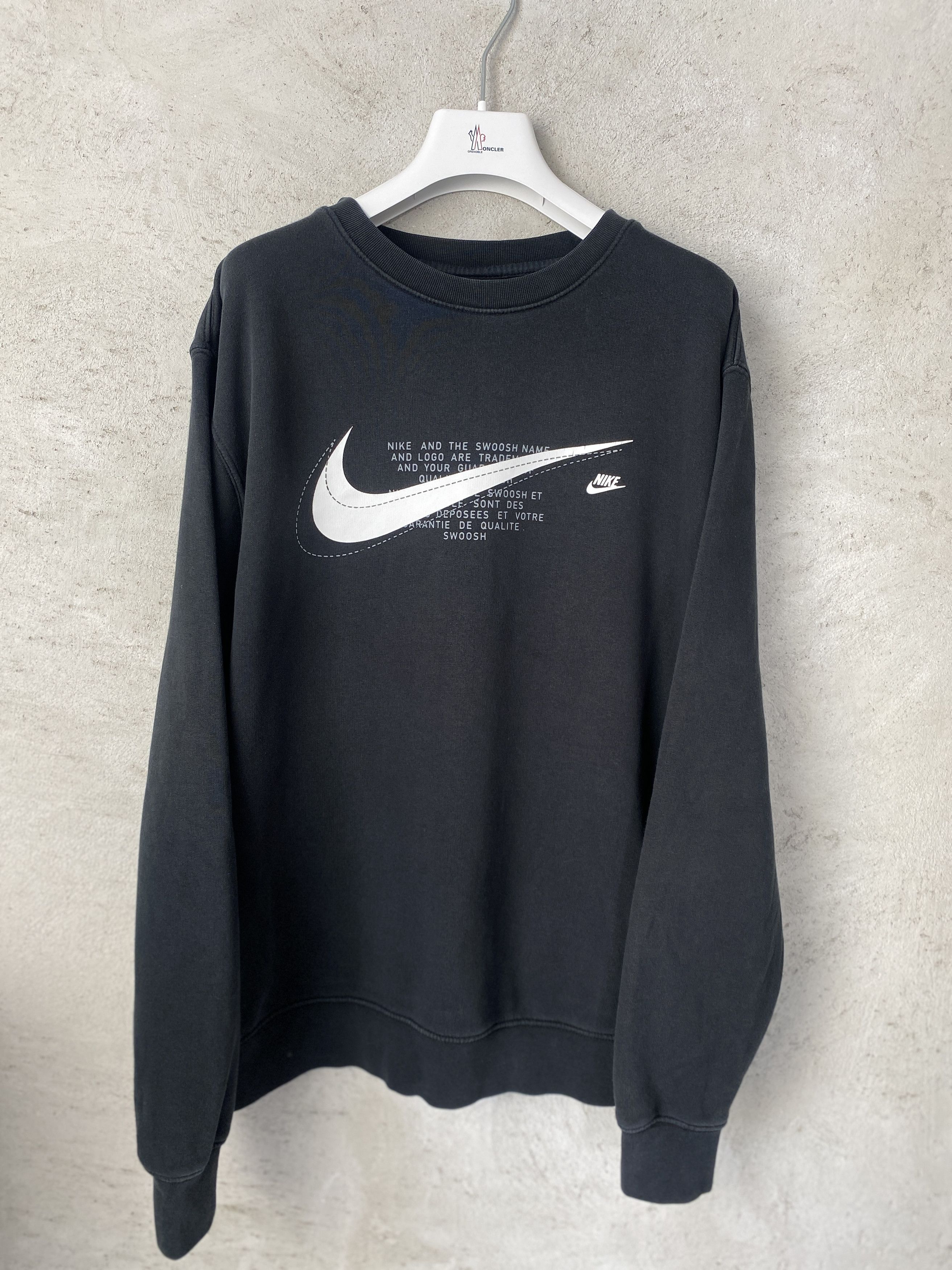 Nike Nike big swoosh sweatshirt crewneck drill drip Size US L / EU 52-54 / 3 - 1 Thumbnail