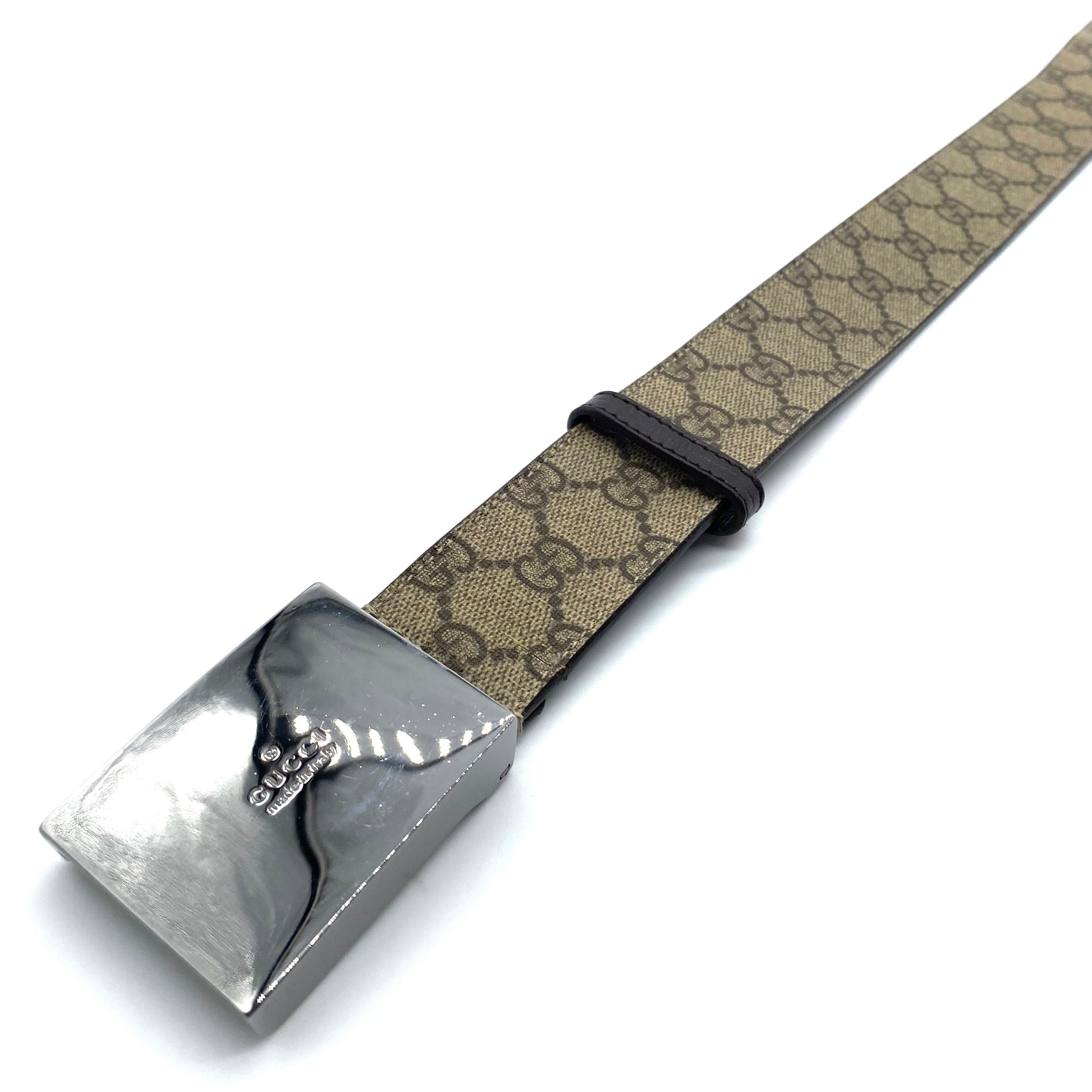 Vintage Gucci GG Supreme Belt 114990 80/32