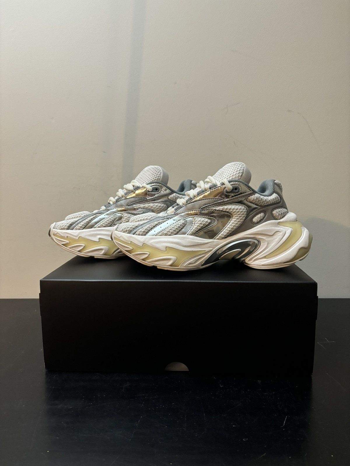 Various Zero A$AP Bari Young Lord Chunky Sneakers White
