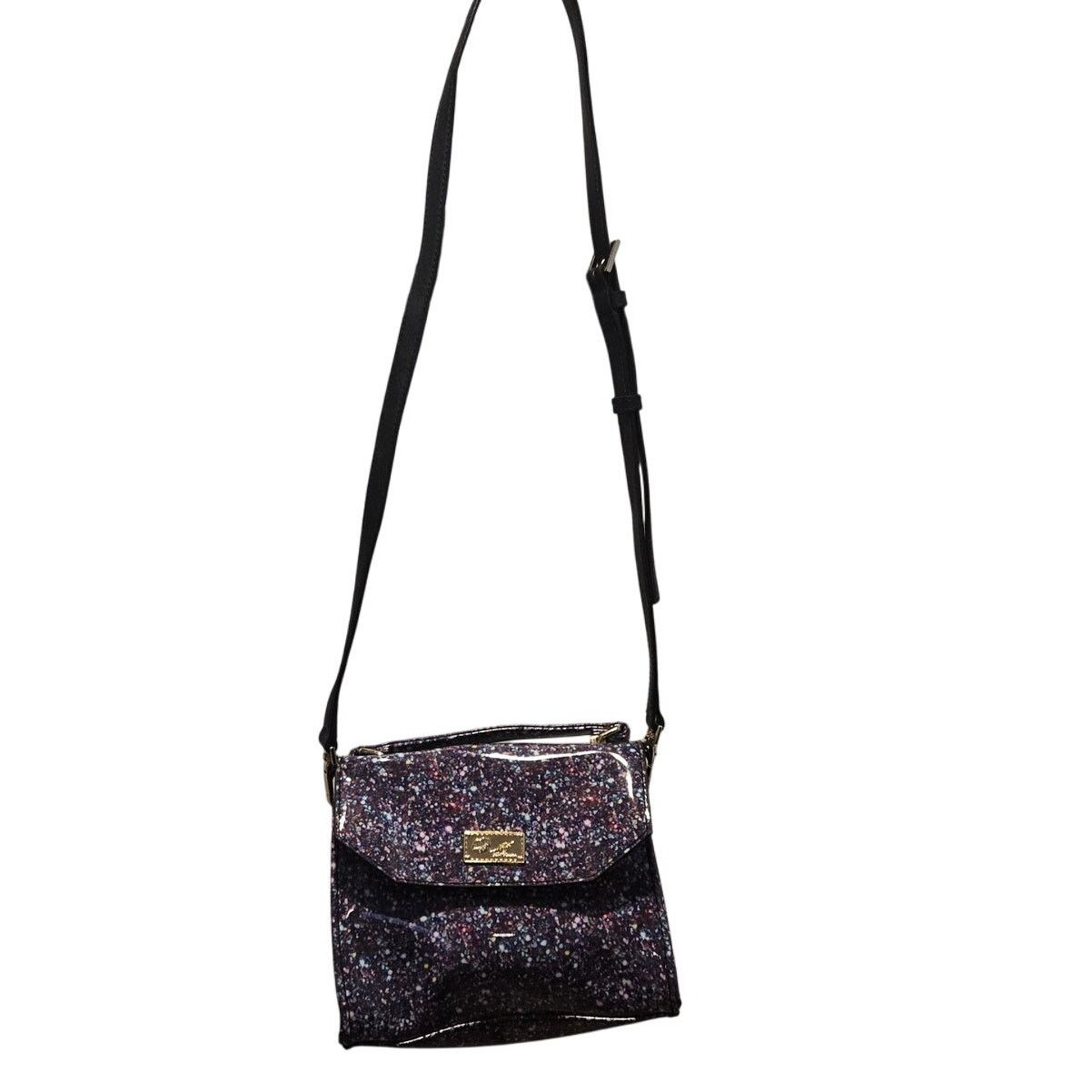 Betsey Johnson Betsey Johnson Blaney Embossed Satchel Crossbody purple Size ONE SIZE - 2 Thumbnail