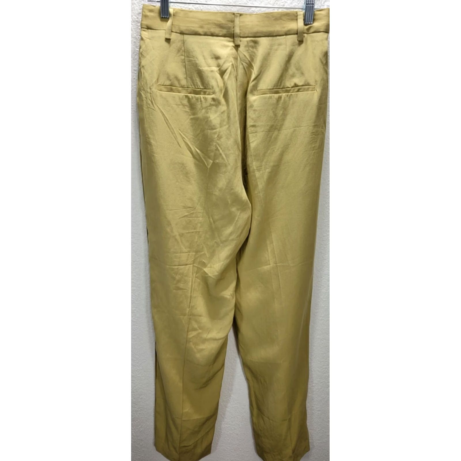 Anthropologie Anthropologie Mon Renn Leone Pant Women 10 Gold Pockets Lyocell/Linen New Size 32" / US 10 / IT 46 - 3 Thumbnail
