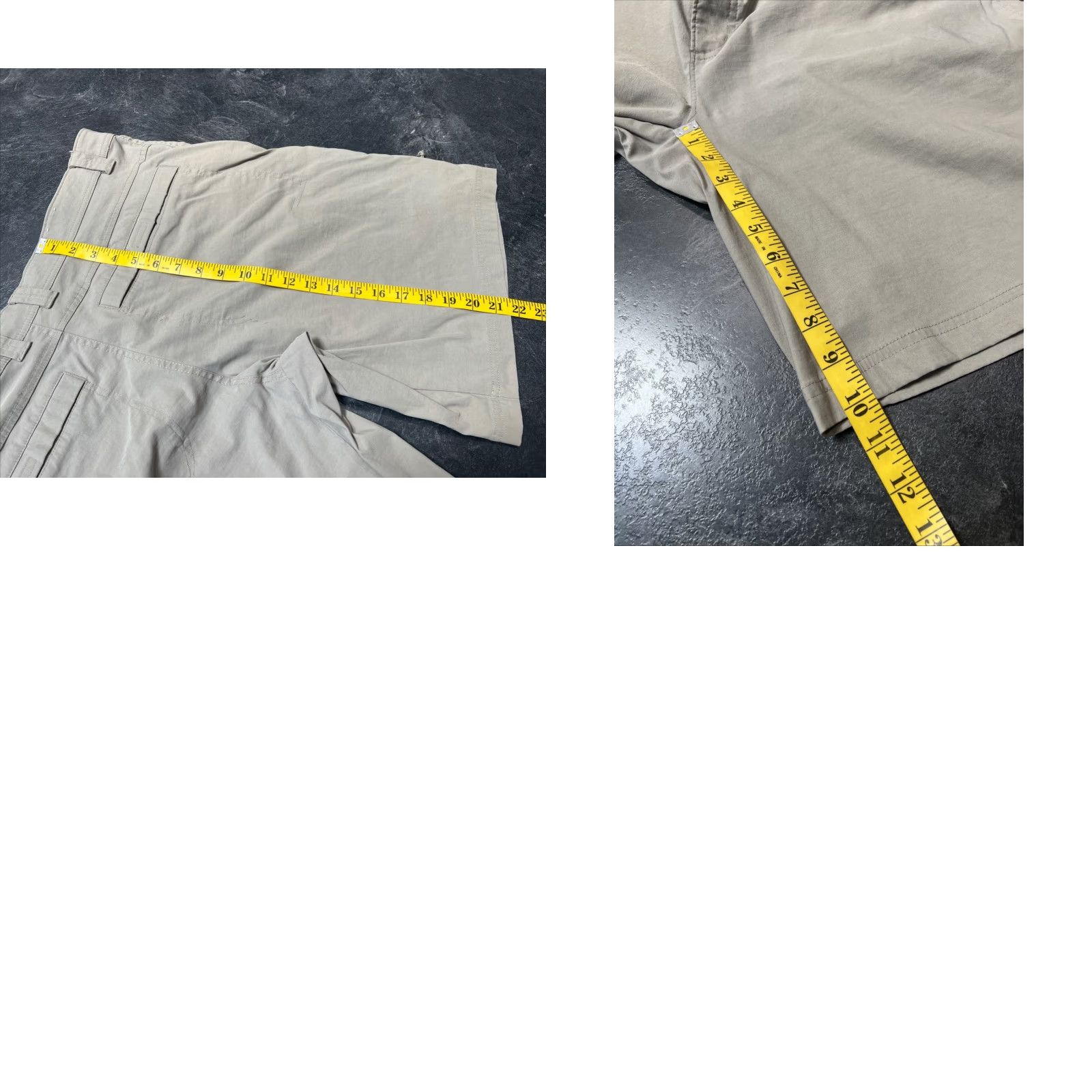 Vintage Columbia Cargo Shorts Mens 40 Beige Nylon Cotton Hiking Fishing Multi-Pocket Summer Ventilated UV Protection 10 Inseam Regular Size US 40 / EU 56 - 8 Thumbnail